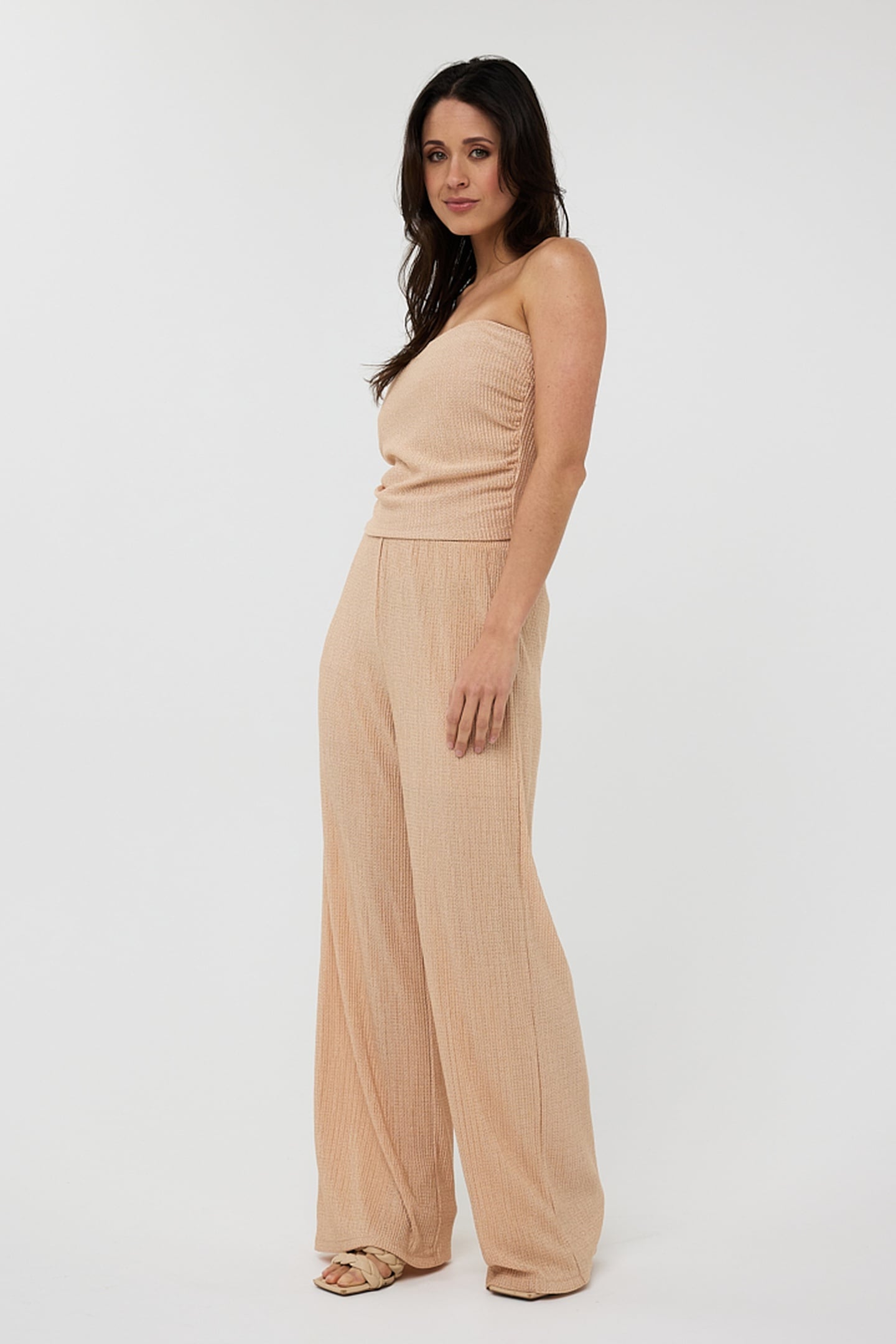 TROUSERS PLISSE GLITTER PRALINE 2