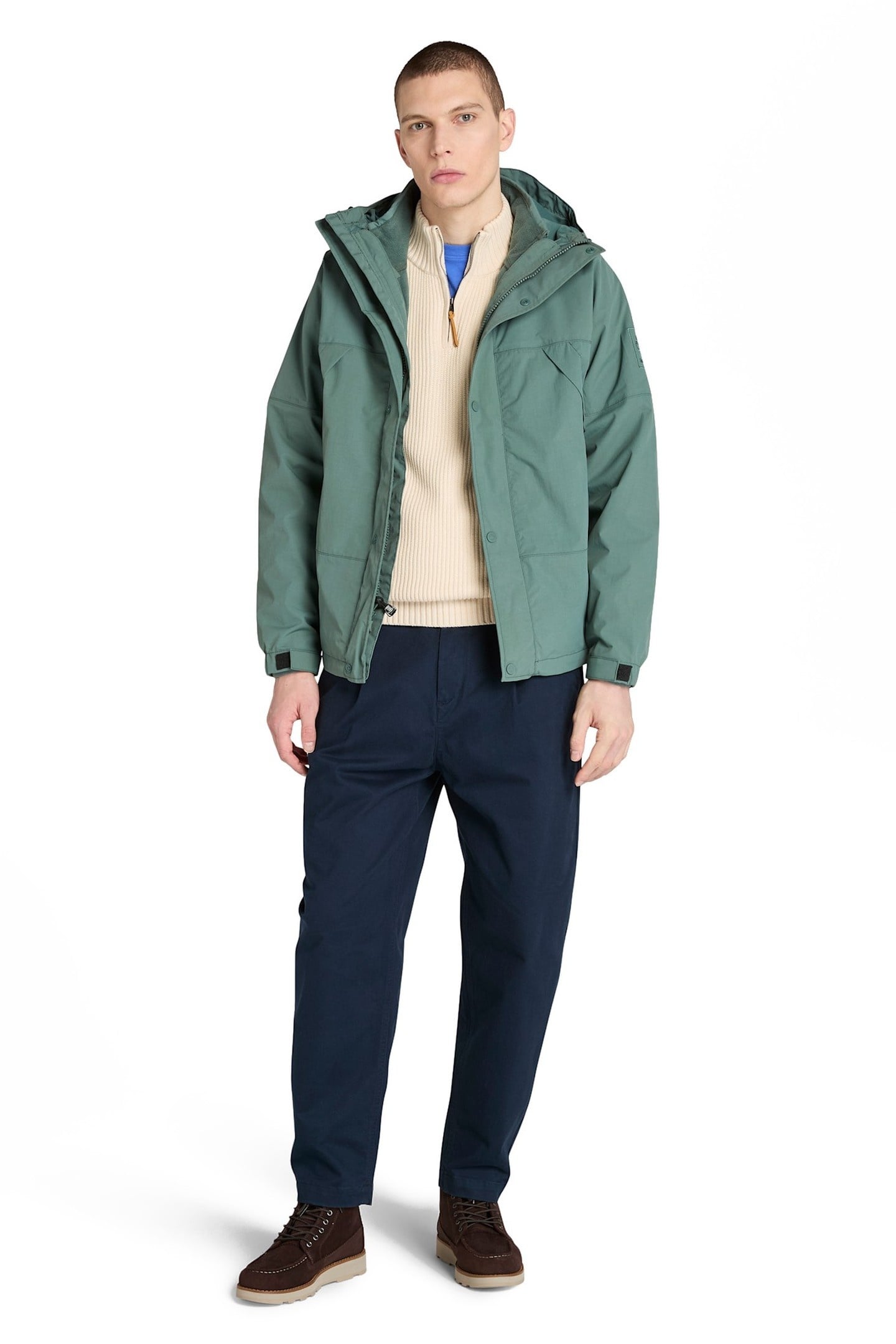 WATERPROOF 3IN1 JACKET BALSAM GREEN 1