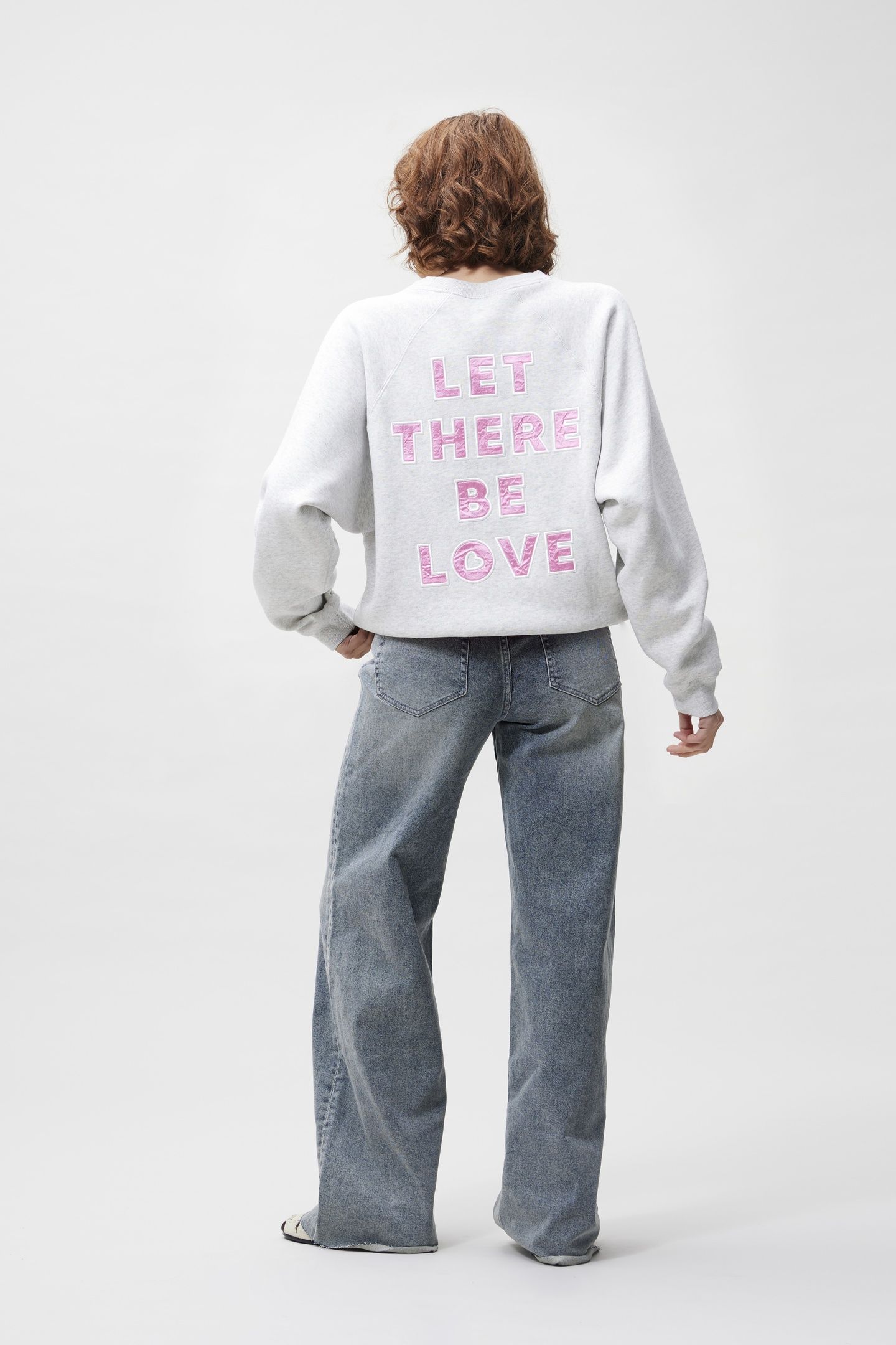 GRAPHIC SWEATER LIGHT GREY MELANGE 3