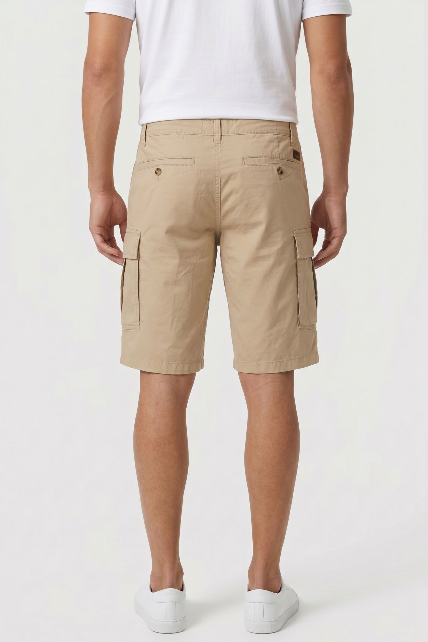 TWILL CARGO SHORT MEDIUM BEIGE 3