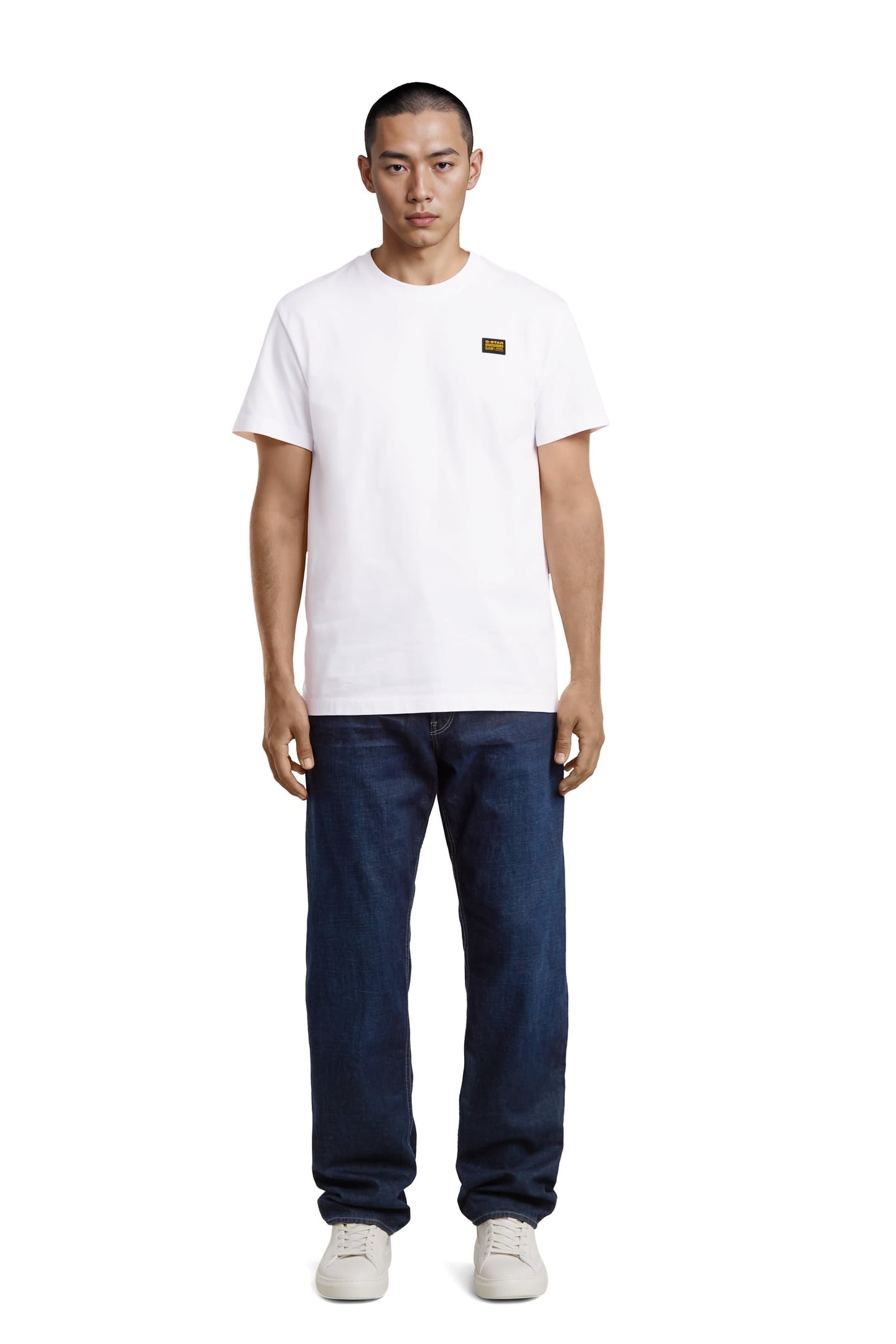 DAKOTA REGULAR STRAIGHT WORN IN DEEP MARINE 1