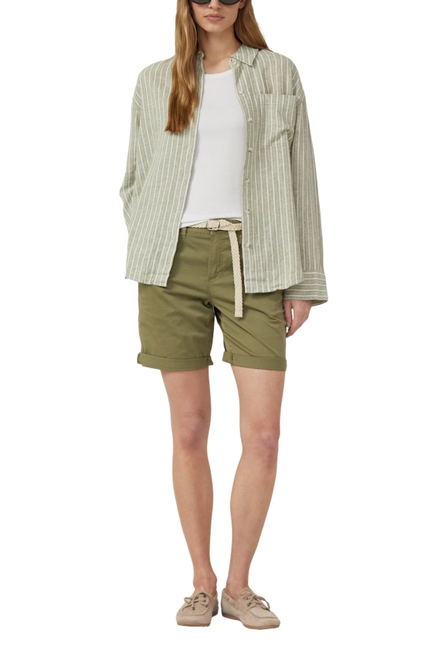S.OLIVER SHORTS ARMY GREEN 2