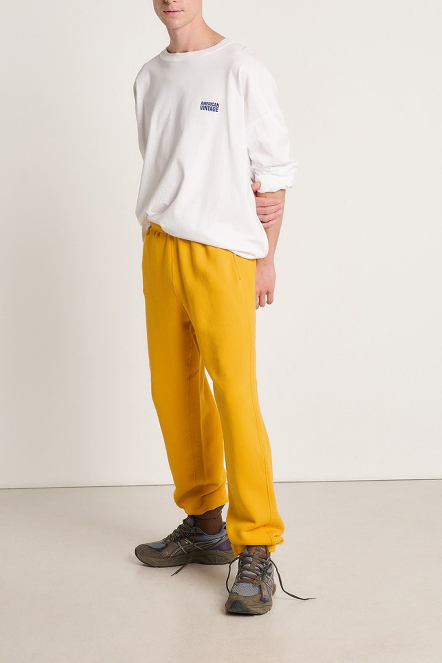 IZUBIRD SWEAT PANTS MOUTARDE VINTAGE 2