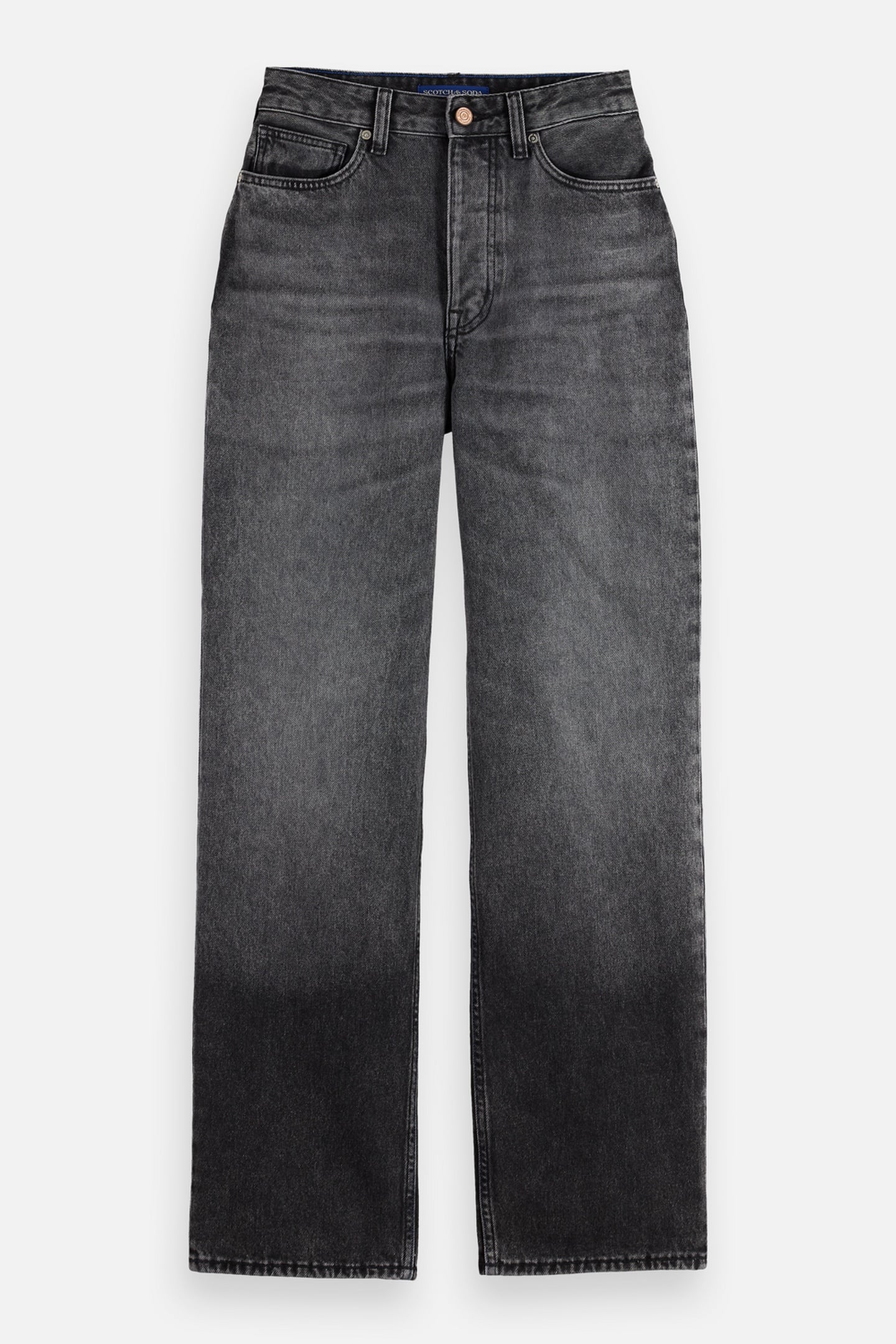 RIPPLE STRAIGHT JEANS — ABSOLUTE BLACK 4