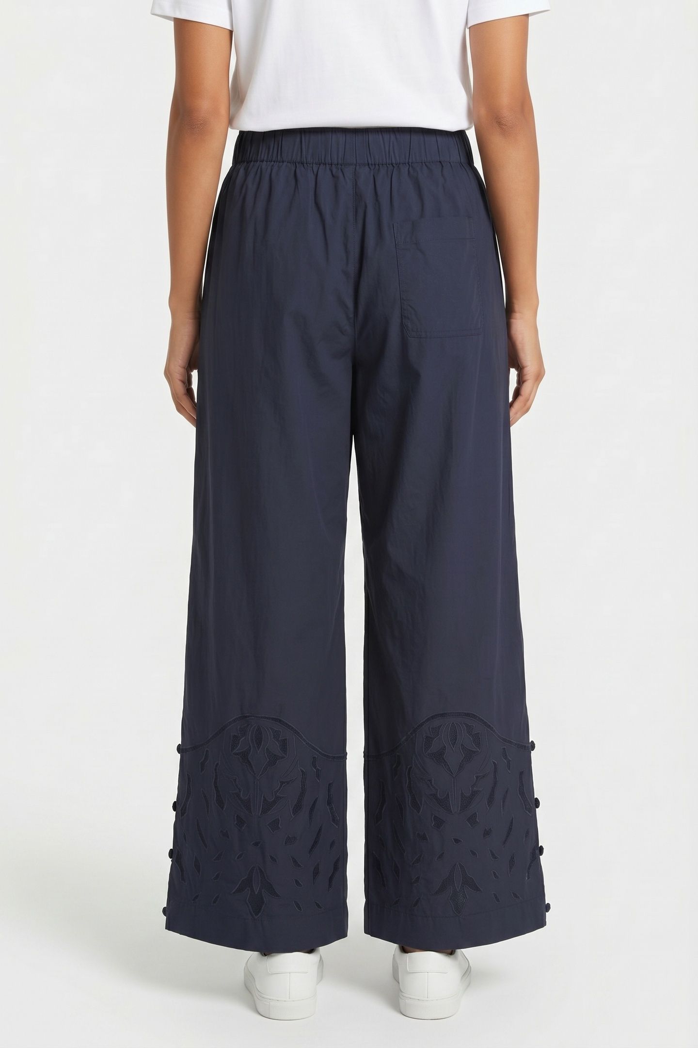 PANTS MOONFLOWER EMBR NAVY 4