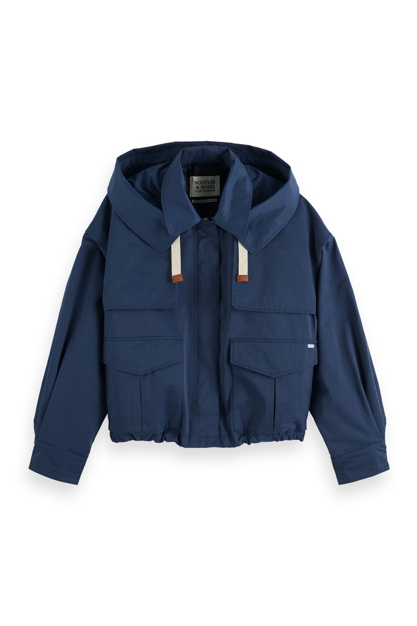 COTTON BLEND SUMMER JACKET ATLANTIC BLUE 3