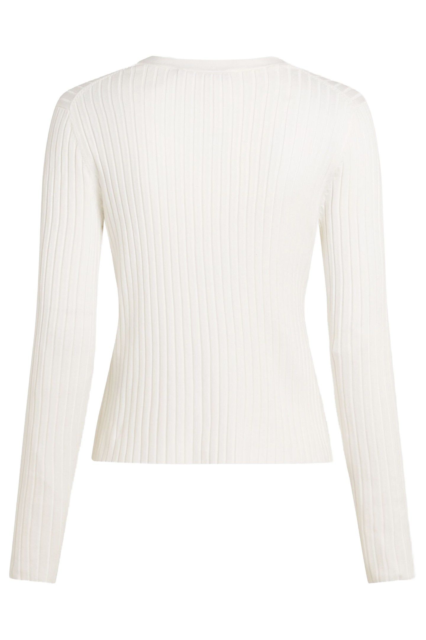 K BUTTON KNIT CARDIGAN SNOW WHITE 2