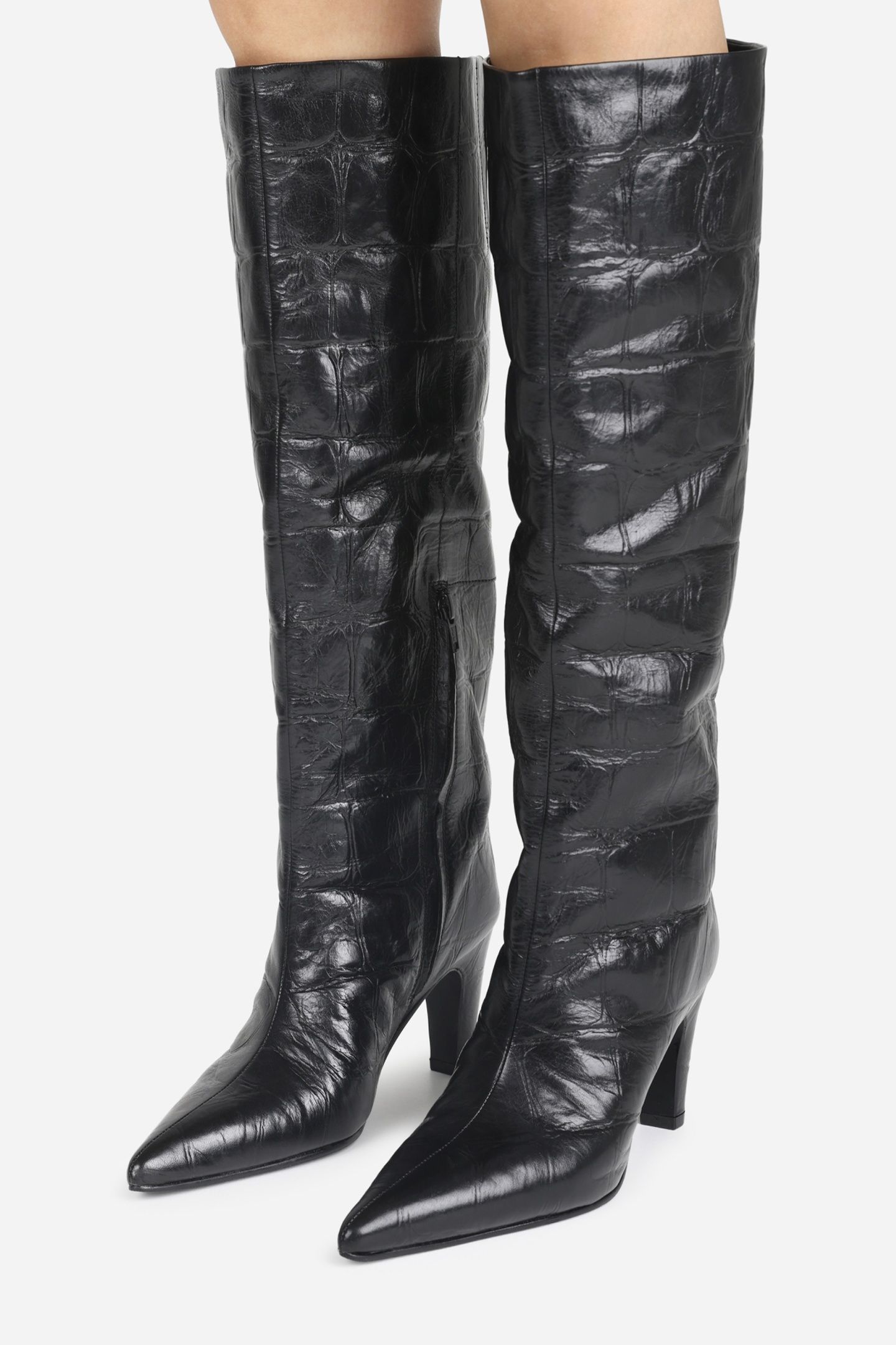 LOW-JADEY HIGH BOOT BLACK 2