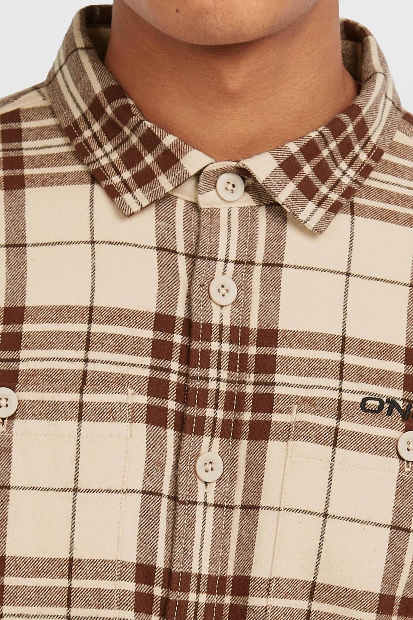 O'NEILL MUST-HAVE FLANNEL SHIRT BEIGE FLANNEL CHECK 8