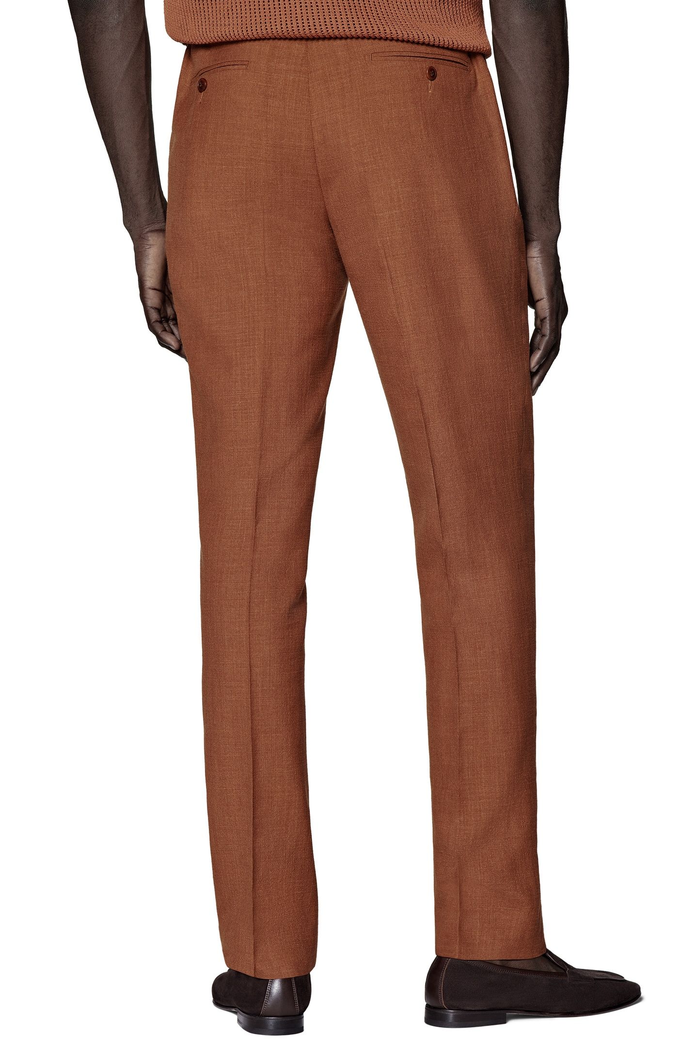 HAVANA-DARK ORANGE-WOOL SILK LINEN NESTED SUITS DARK ORANGE 5