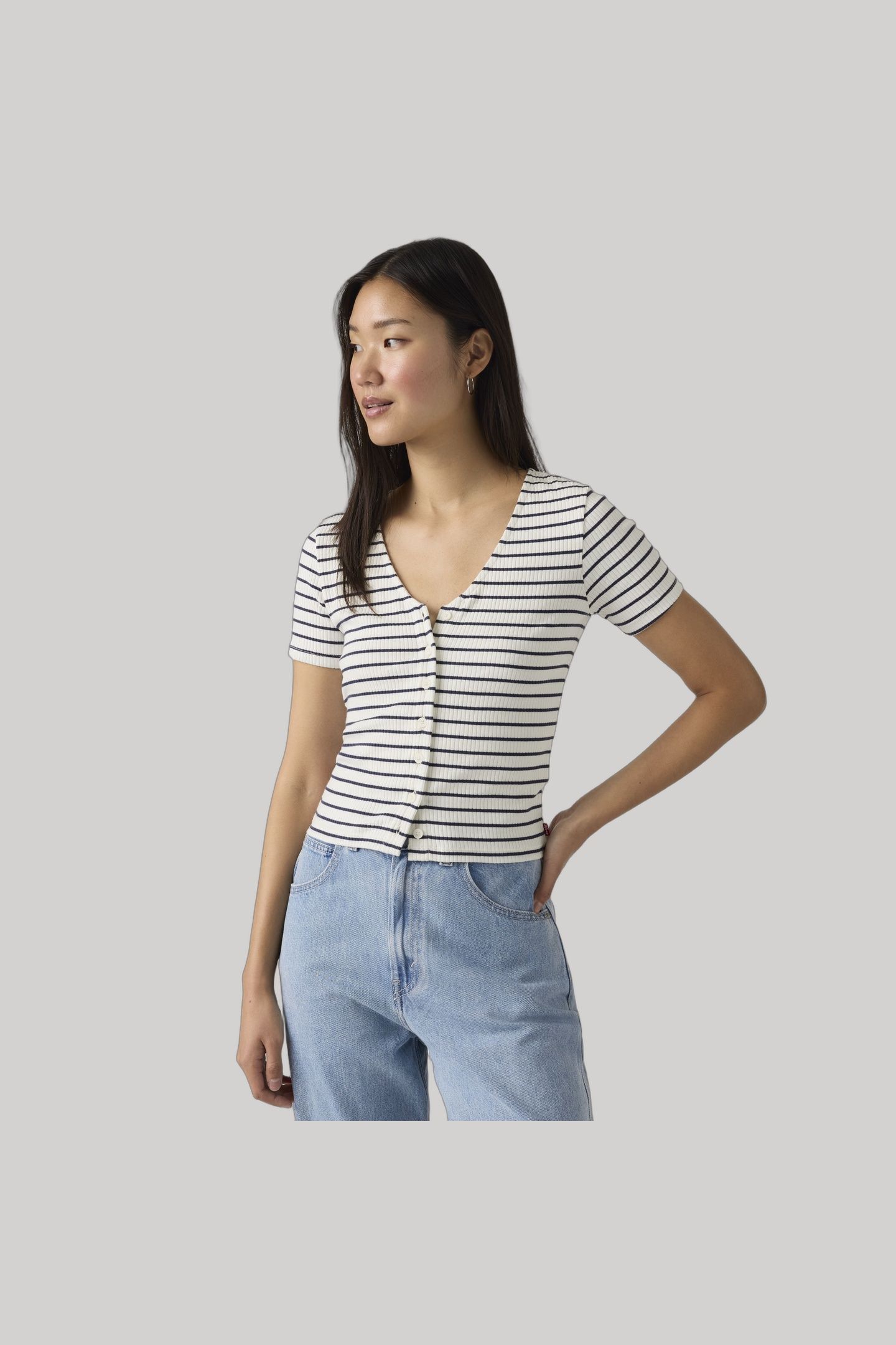MUSE SS TEE PENELOPE STRIPE PEACOAT STRI 2