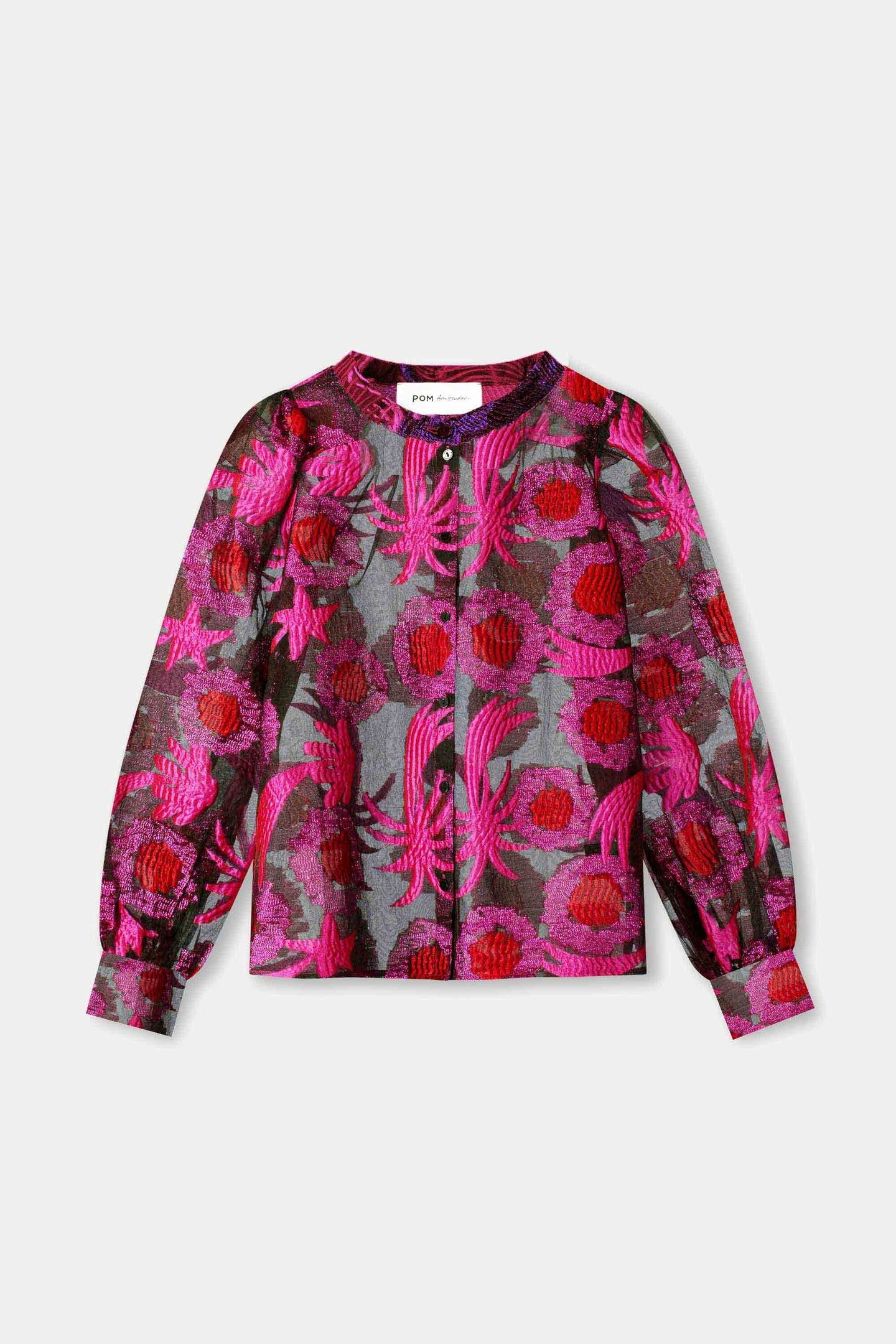 BLOUSE - SPLASHING FIREWORKS ORGANZA 5