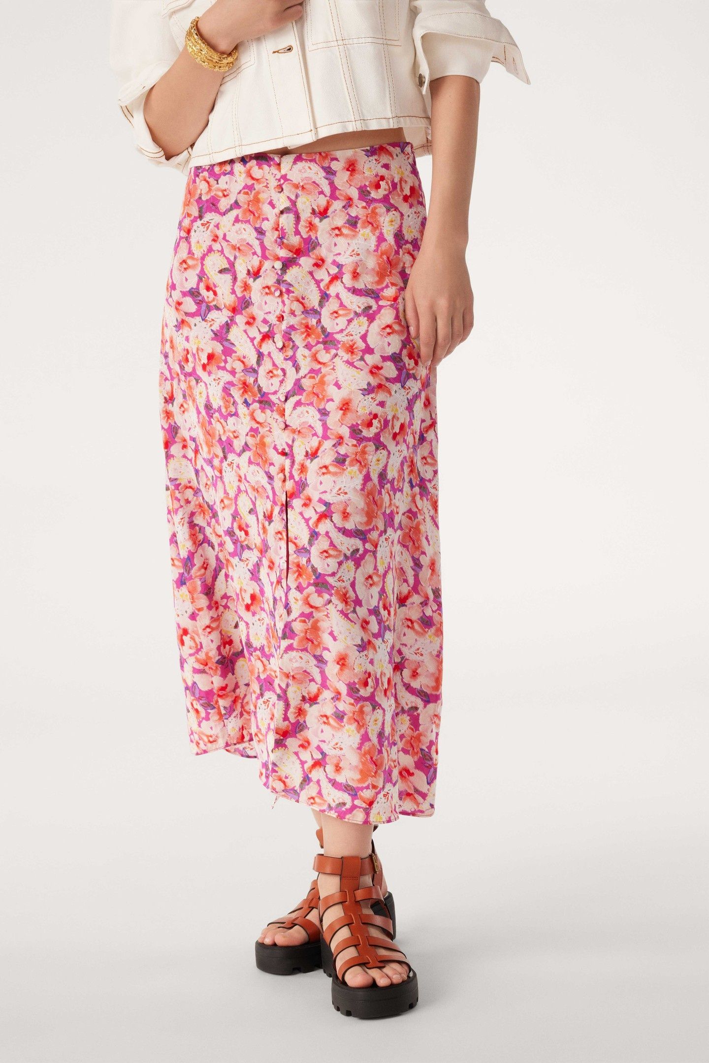 JUPE DALENDA FUSHIA 1