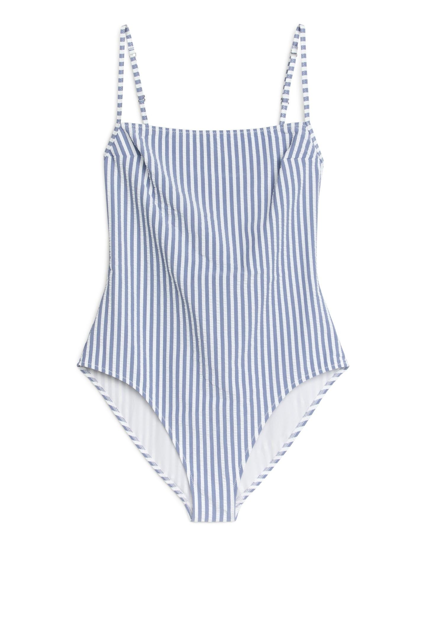 CERES SEERSUCKER SWIMSUIT BLUE 2