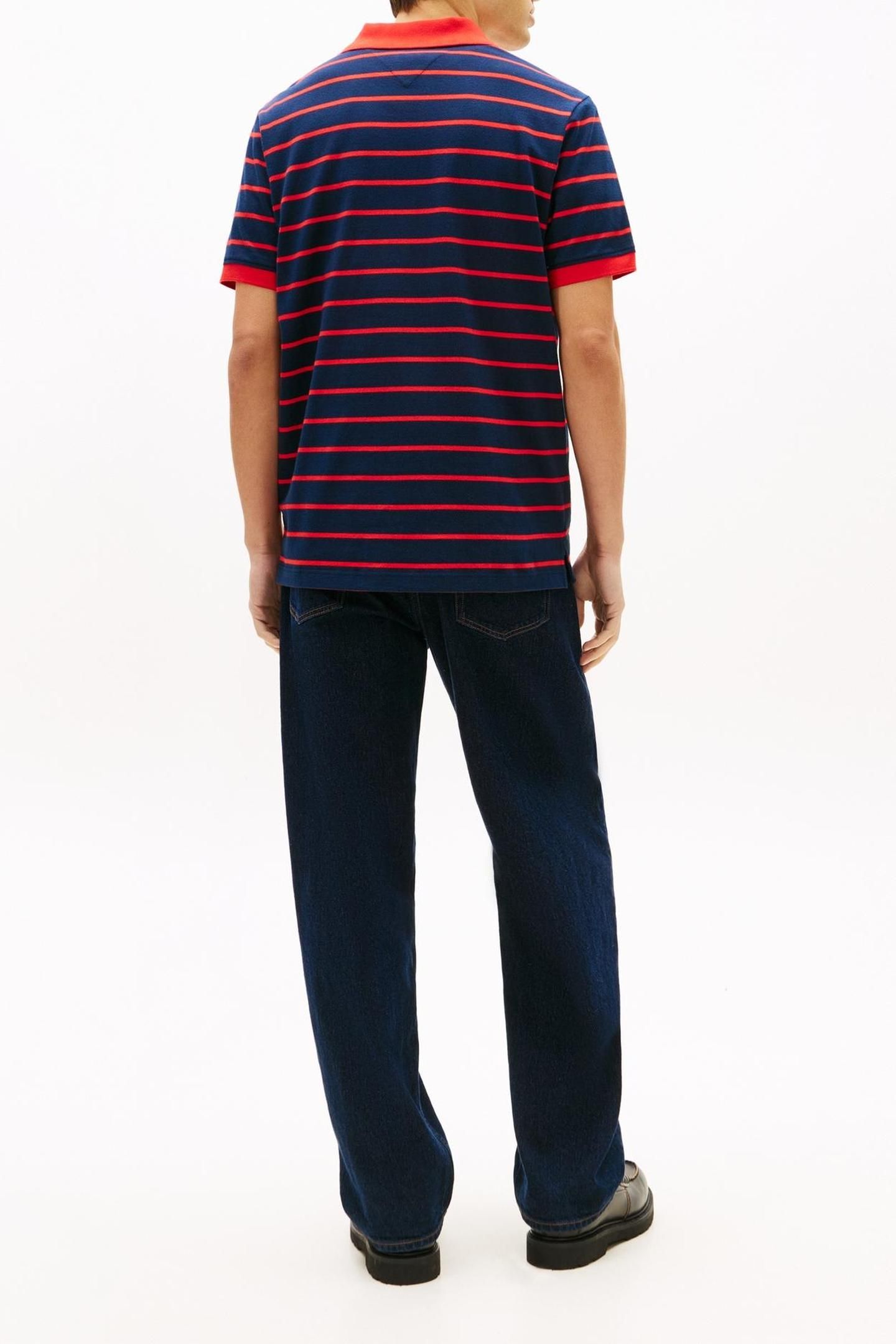 TJM REGULAR STRIPE POLO DARK NIGHT NAVY 3
