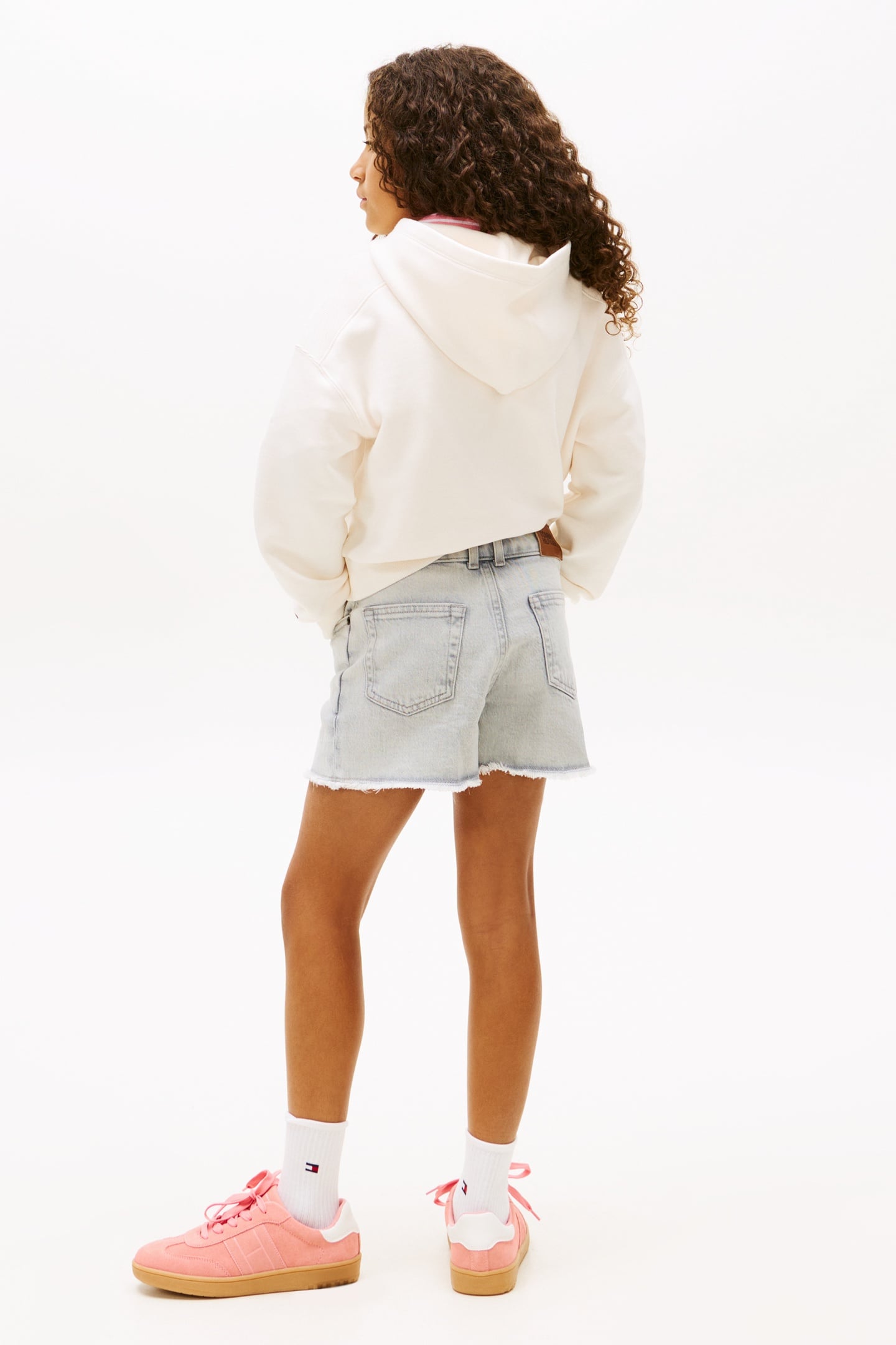 GIRLS HARPER SHORTS ICEGREY 4