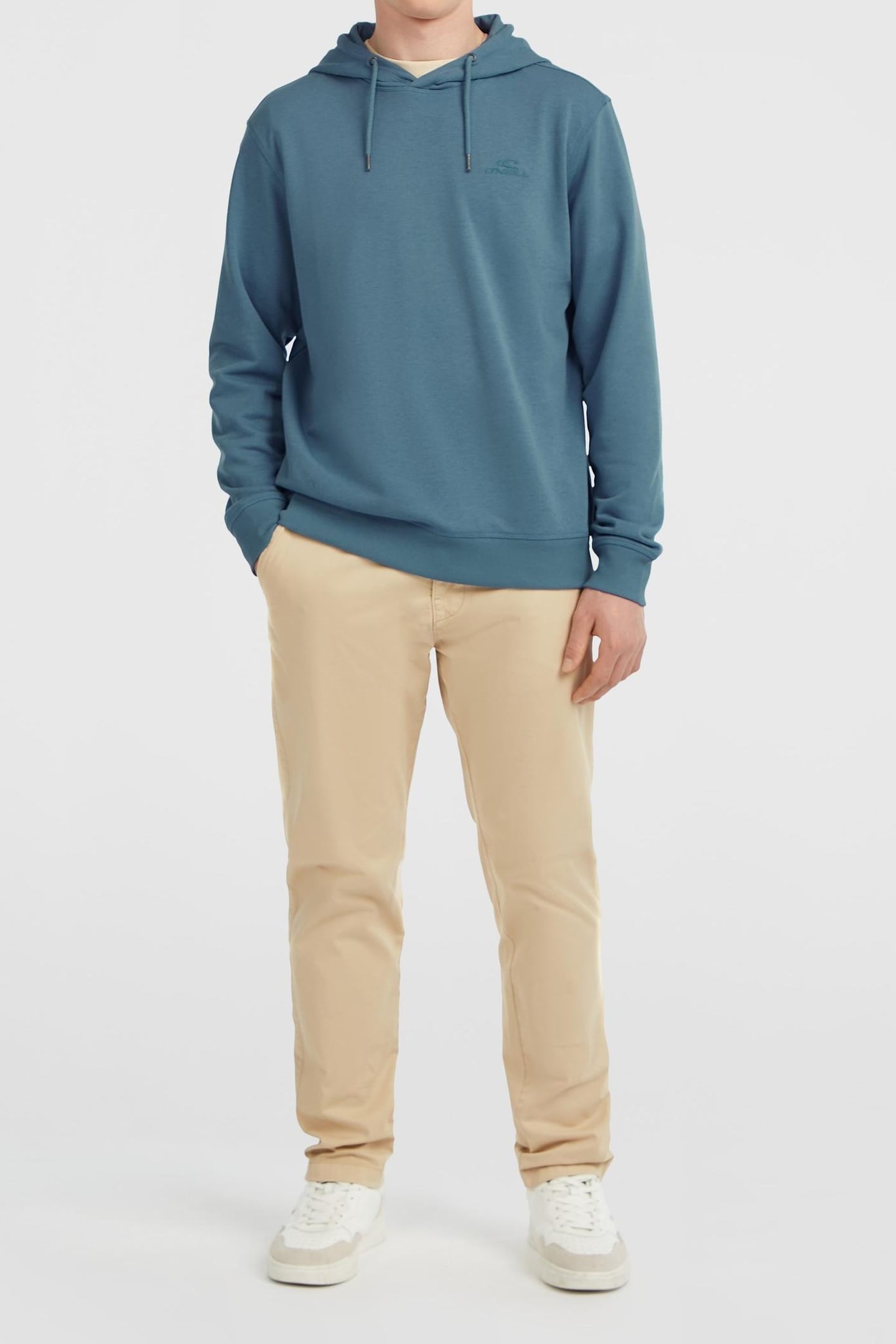 SMALL LOGO HOODIE MOZART BLUE 1