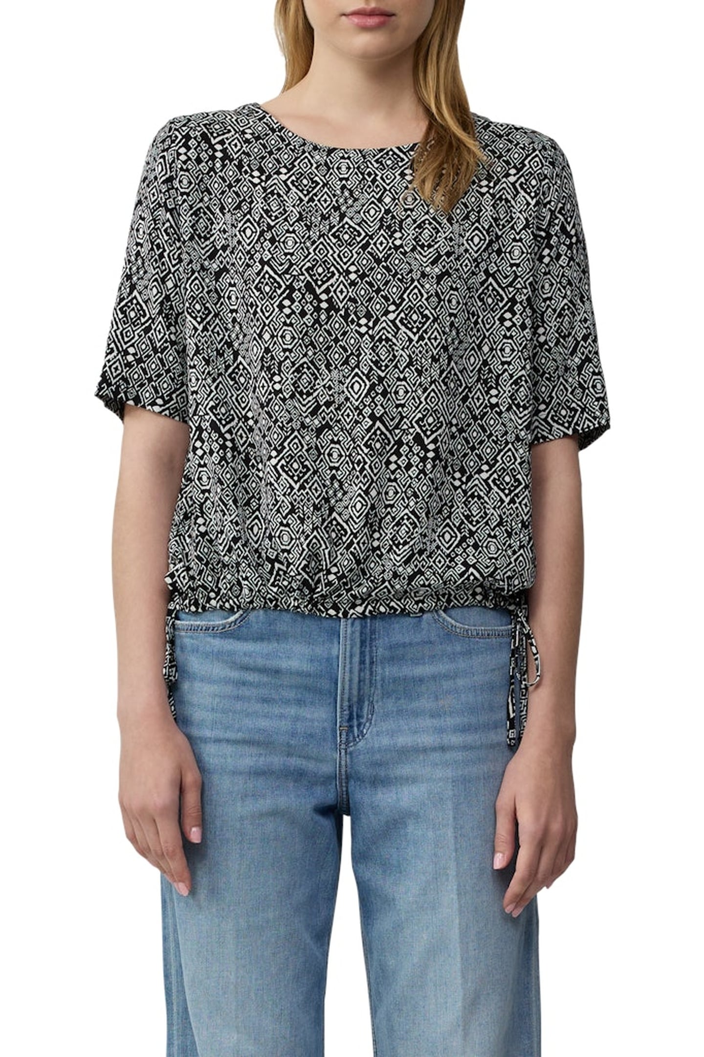 S.OLIVER BLOUSES BLACK 1