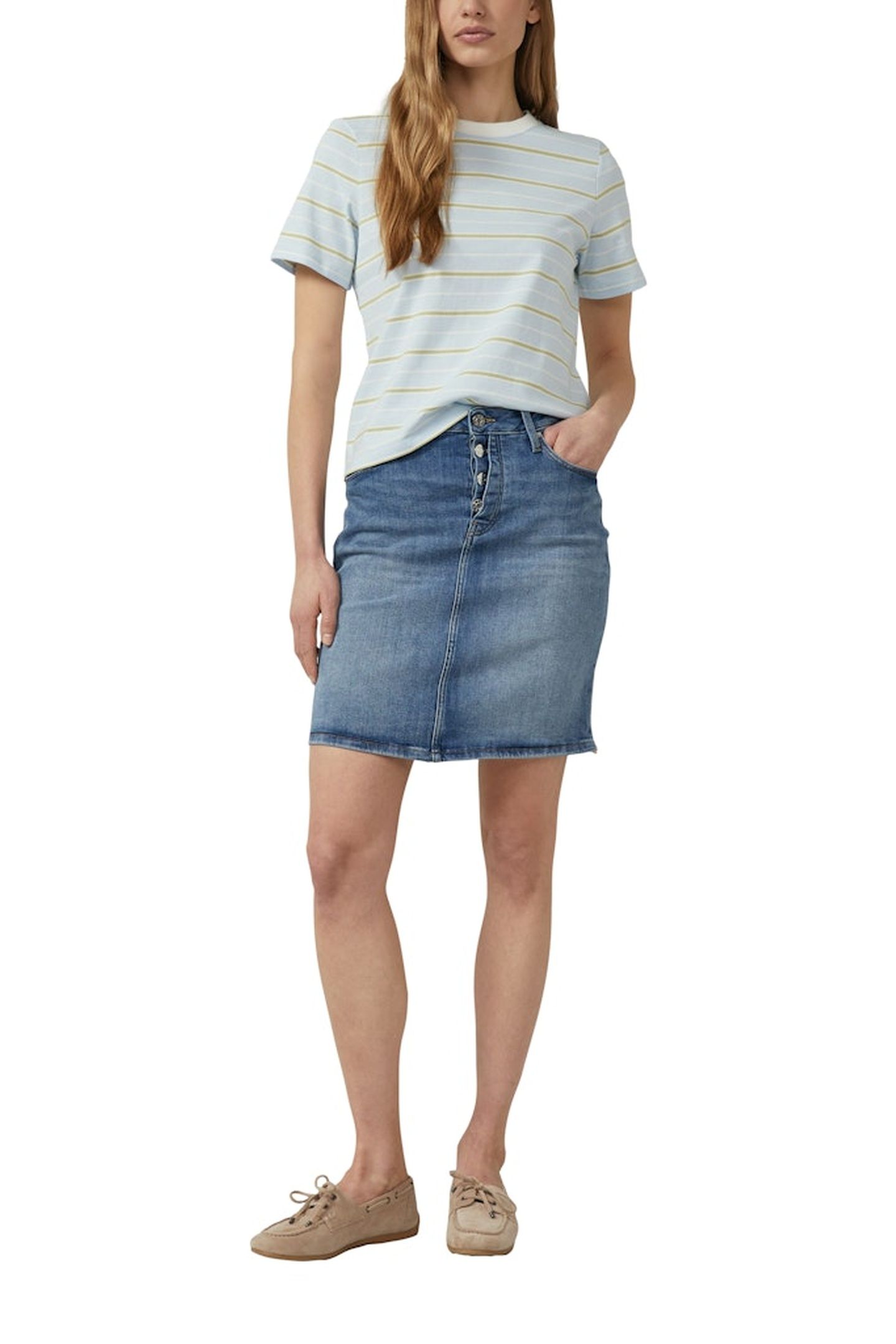 S.OLIVER SKIRTS BLUE DENIM 4