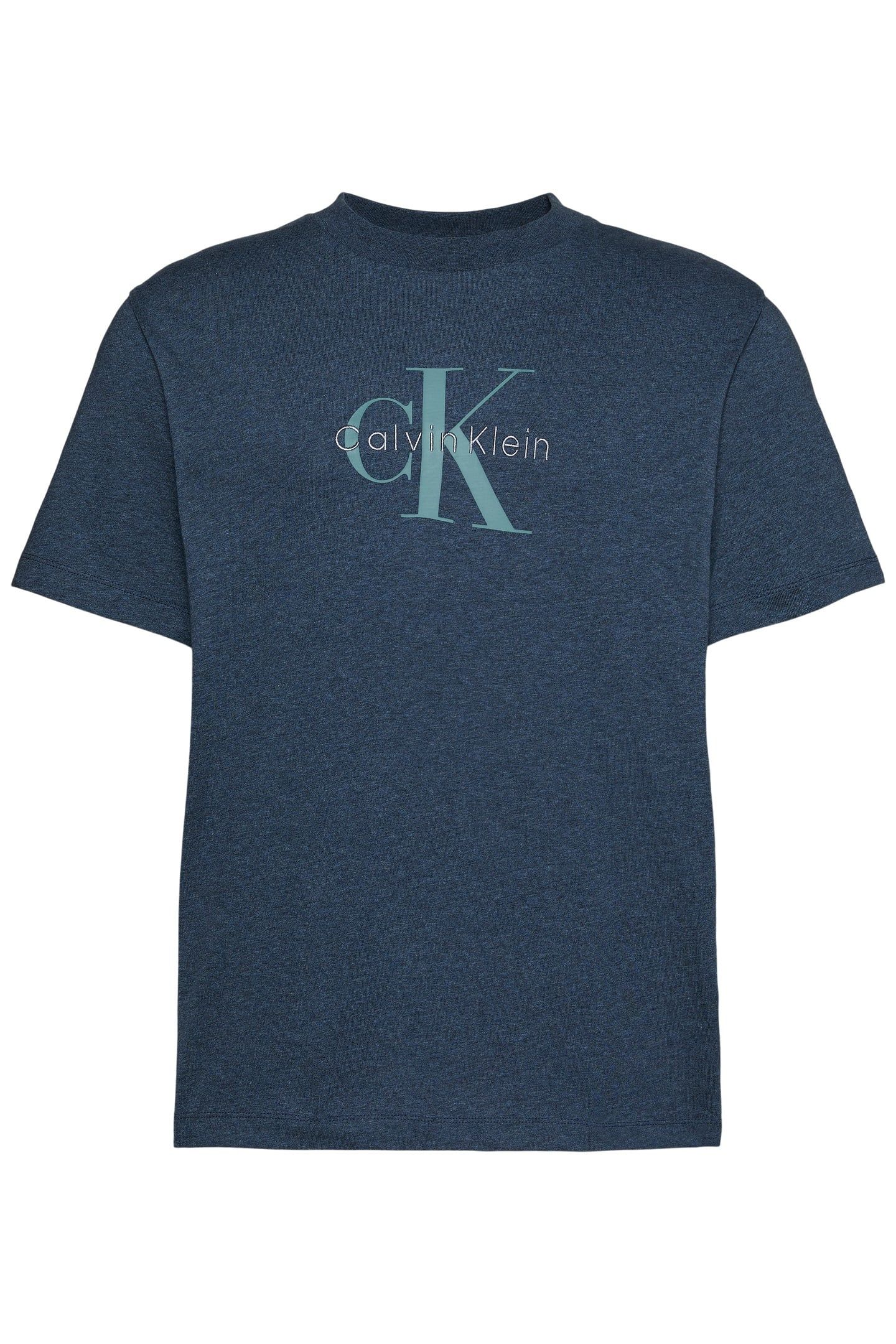 SS HERO MONOLOGO TEE NEARLY NAVY HEATHER 3
