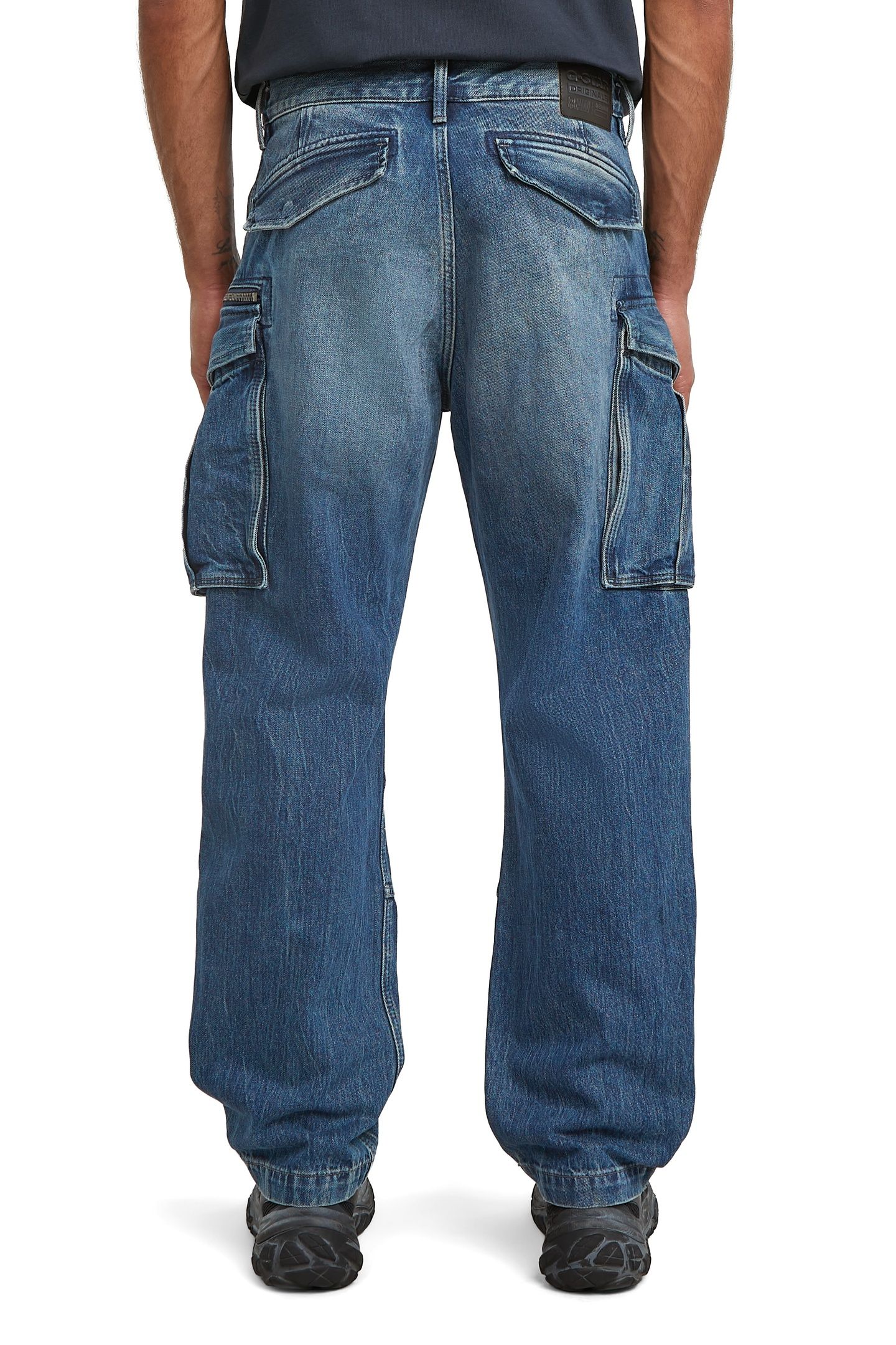ROVIC 3D LOOSE DENIM WORN IN MOUNTAIN DUSK 4