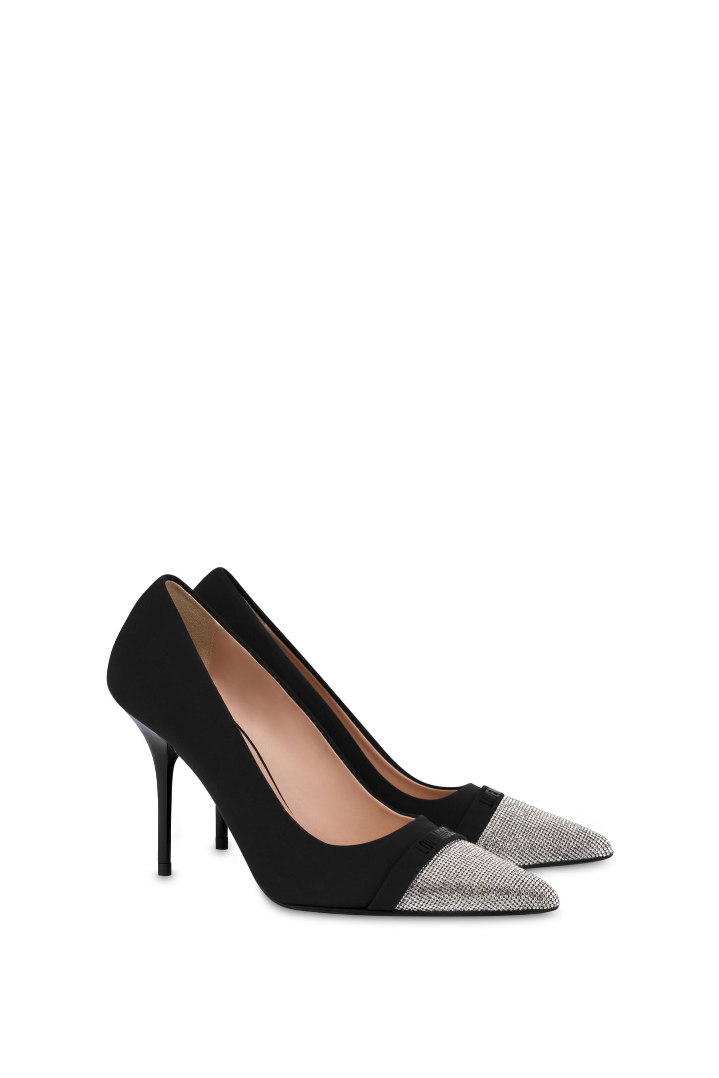 SPARKLING TOE PUMPS BLACK 2