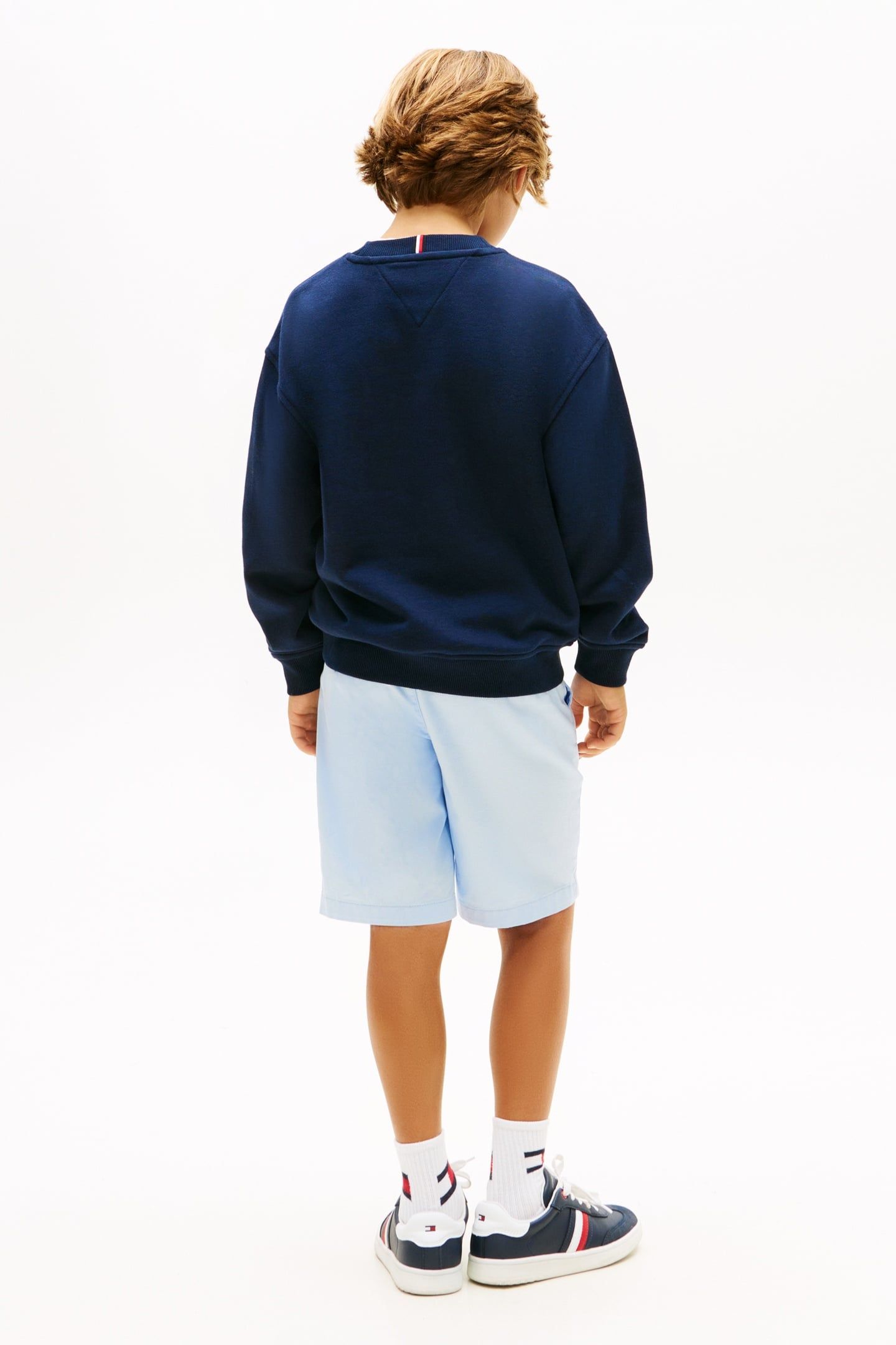 BOYS MONOTYPE GRAPHIC SWEATSHIRT DARK NIGHT NAVY 3