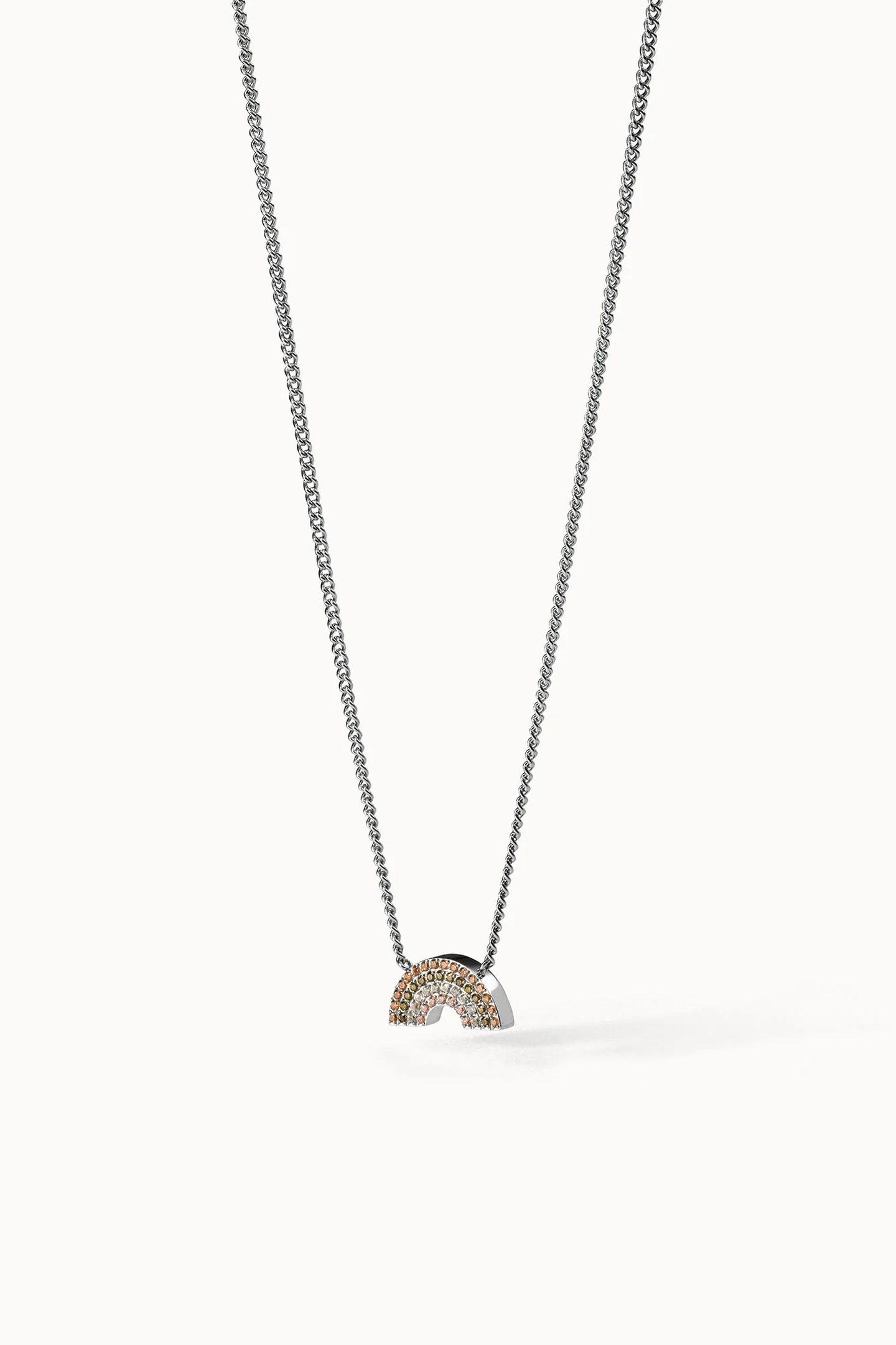 RAINBOW LOVE KETTE SILVER 4