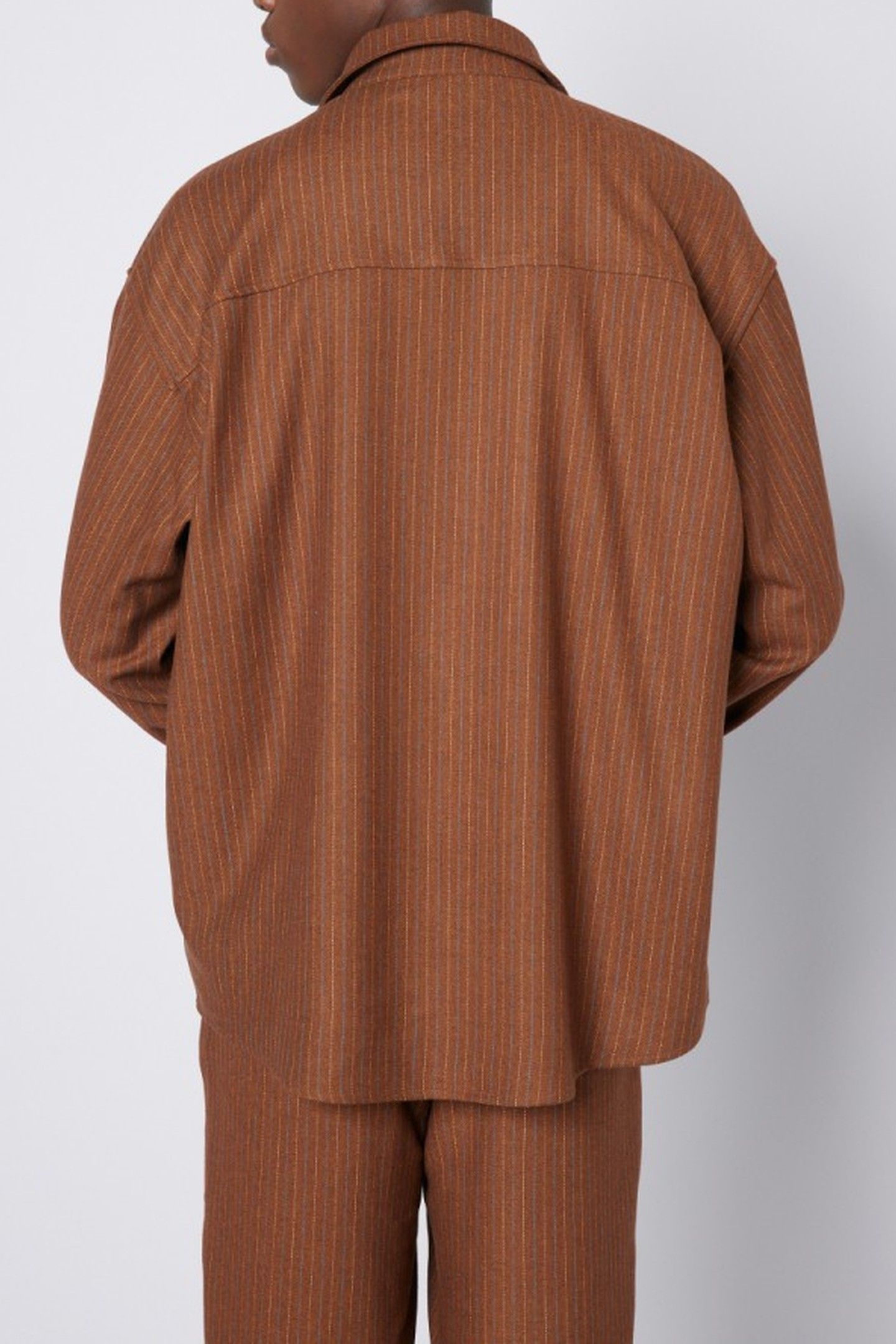 JOSSYBAY SHIRT RAYURES MARRONS 4