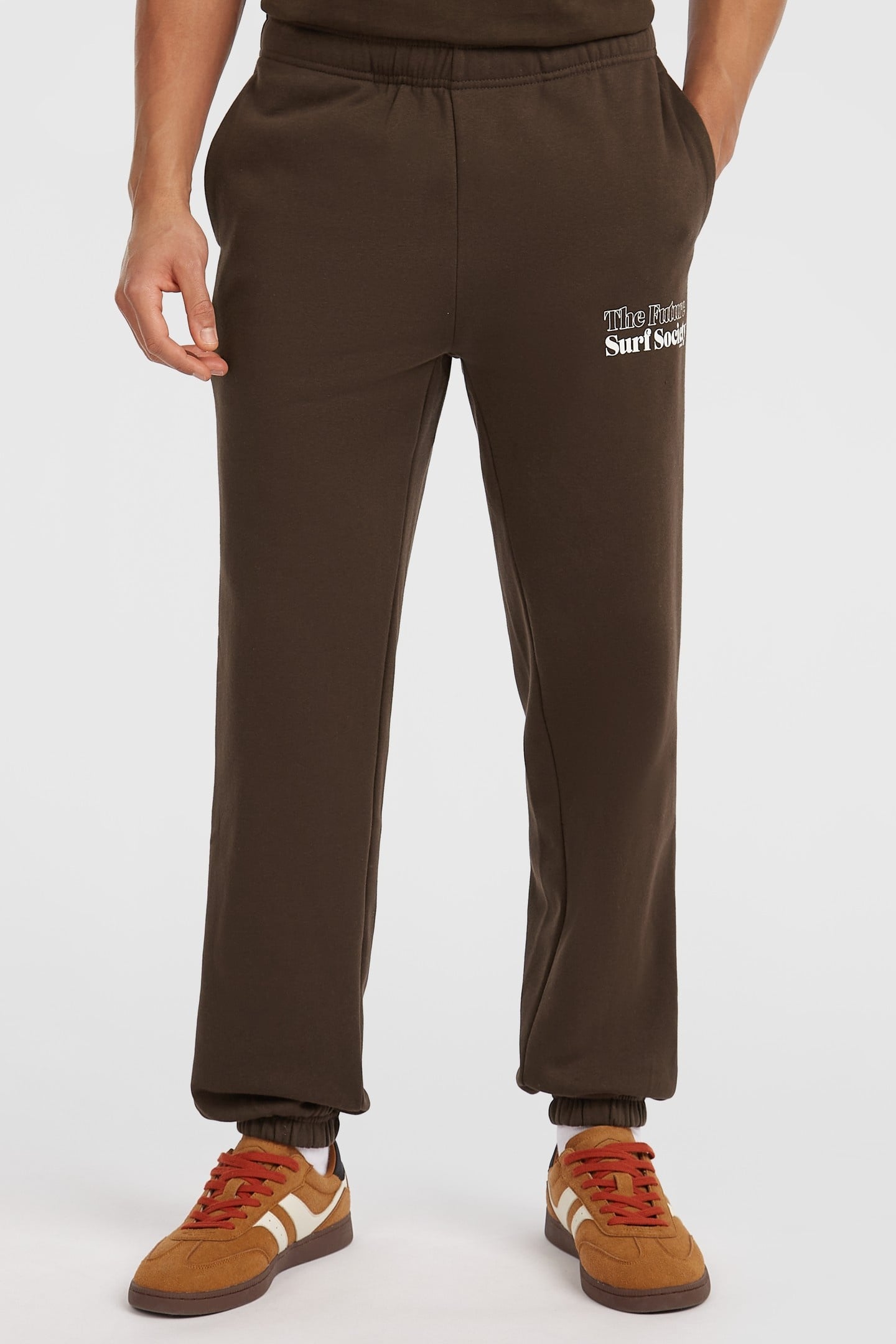 THE FUTURE SURF SOCIETY SWEATPANTS COFFEE BEAN 1