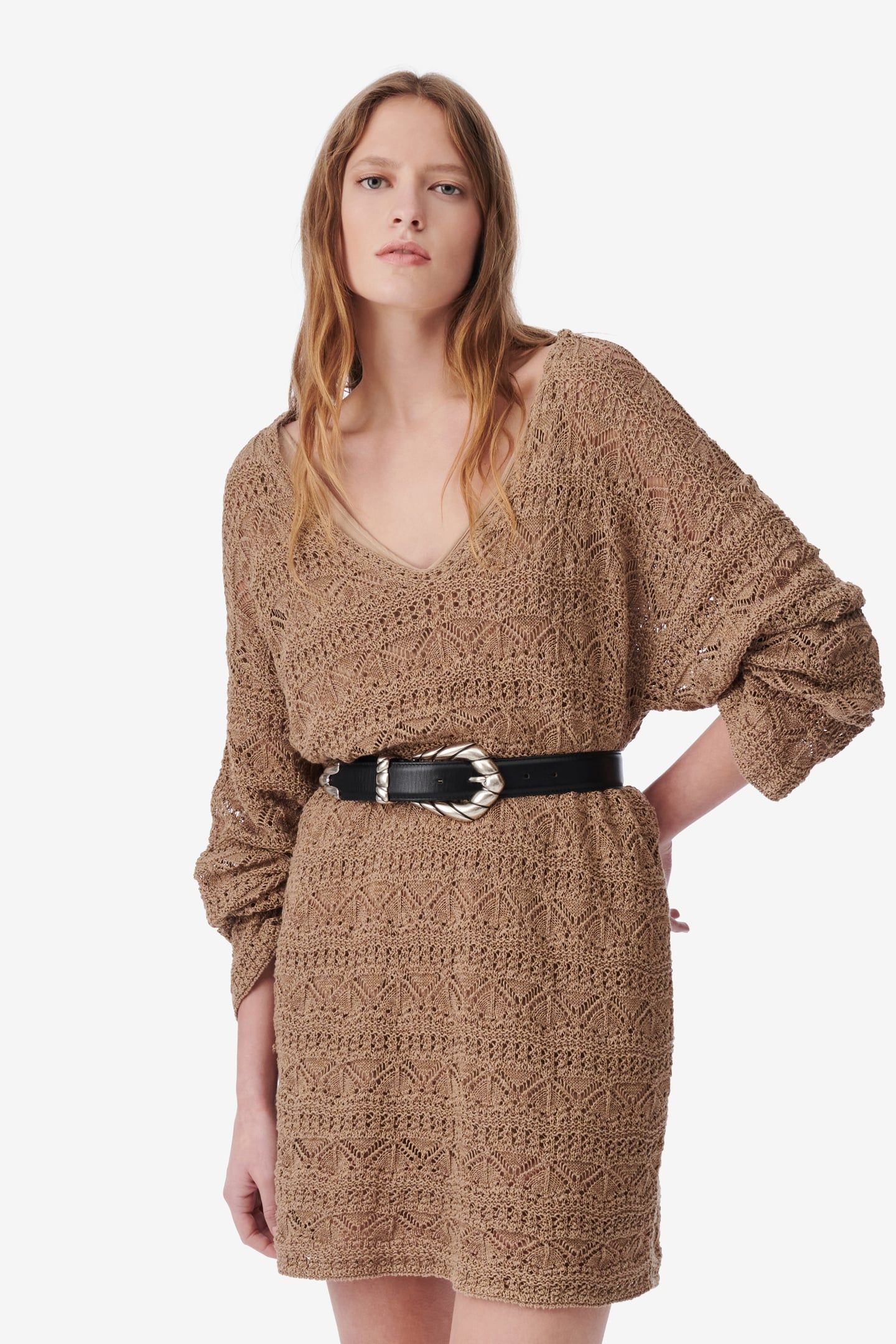 LIZAMI DRESS CAPPUCINO 1