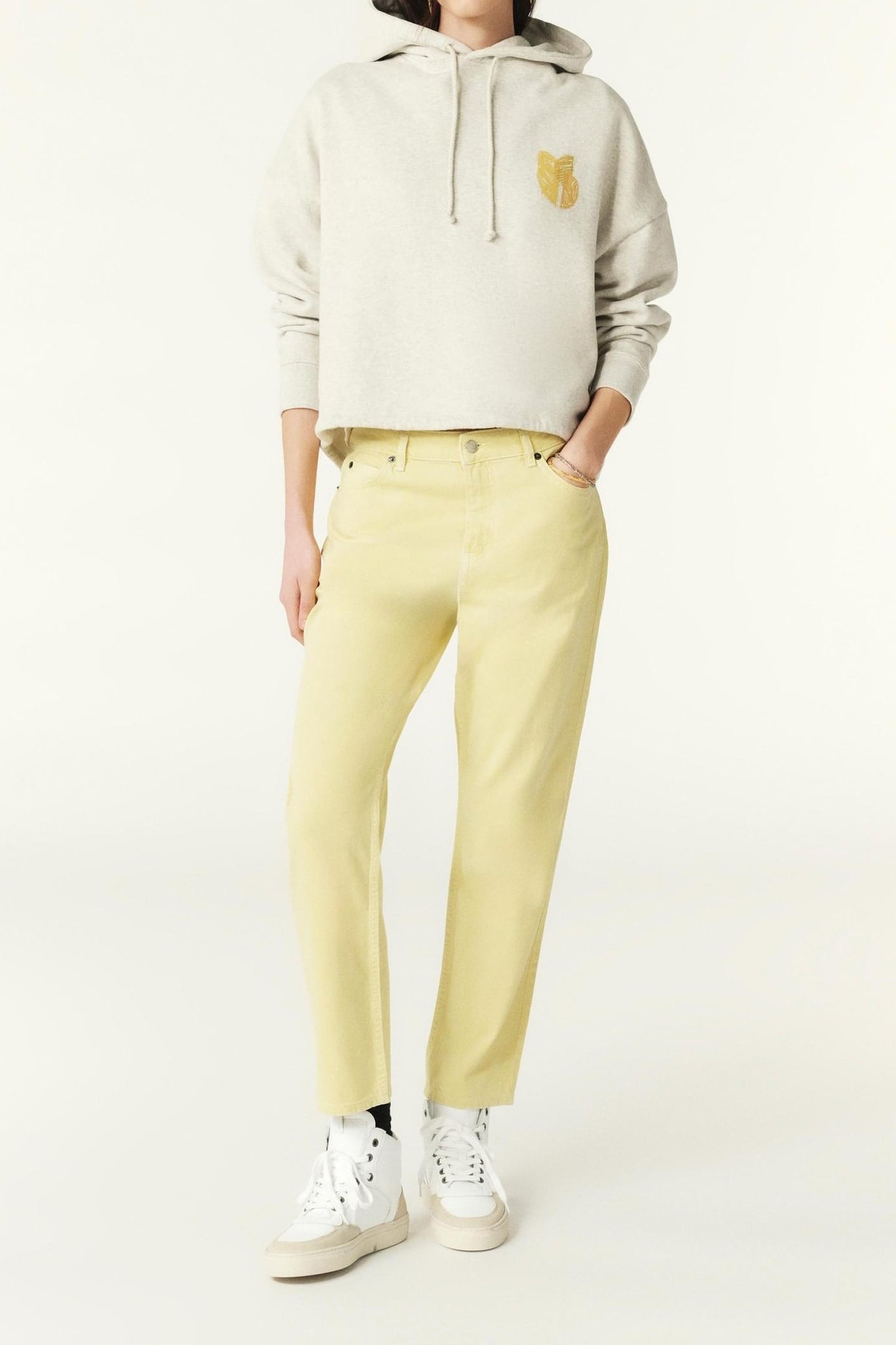 PANTALON FEVA JAUNE 3