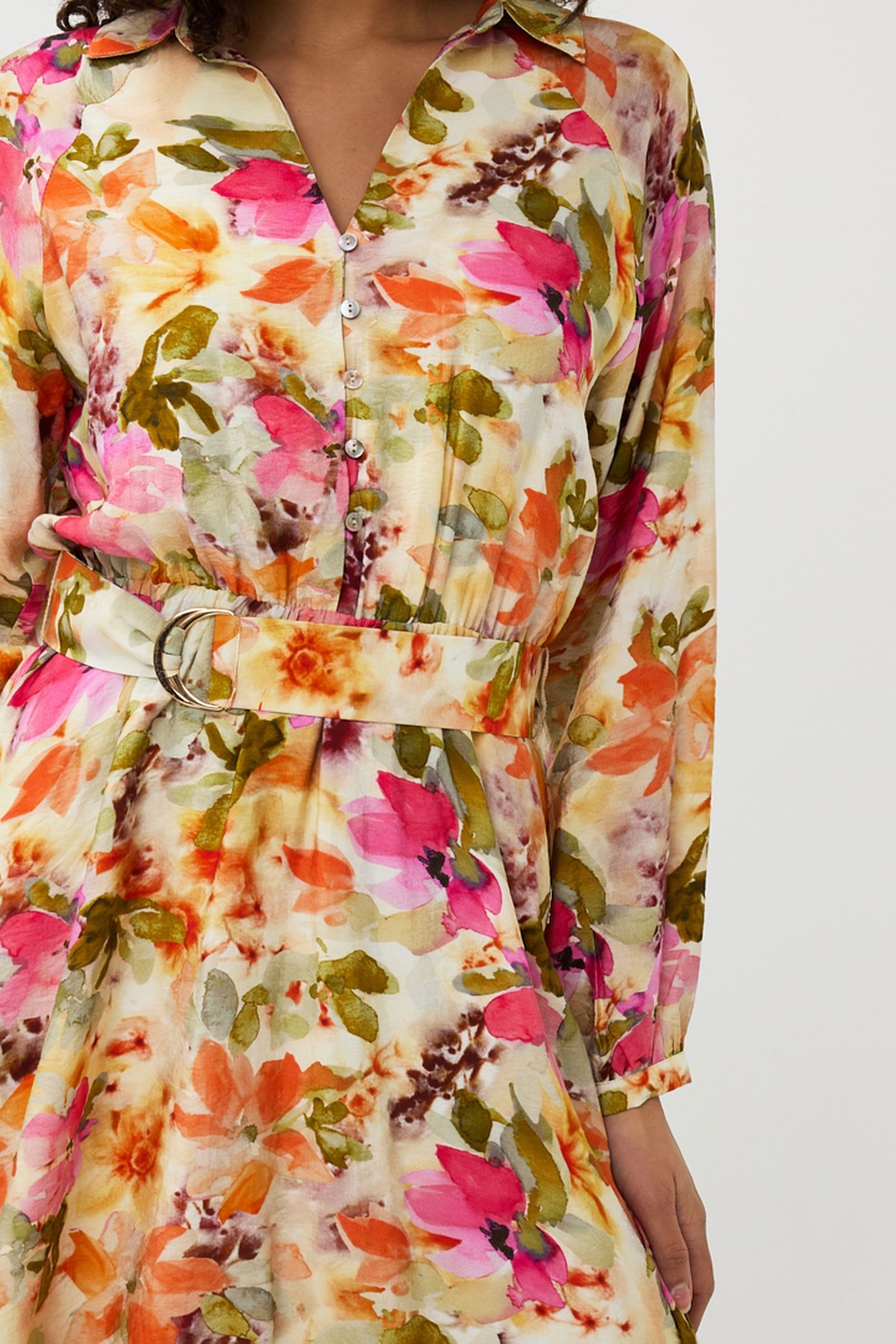 DRESS RAGLAN FLORAL GARDEN PRINT 9