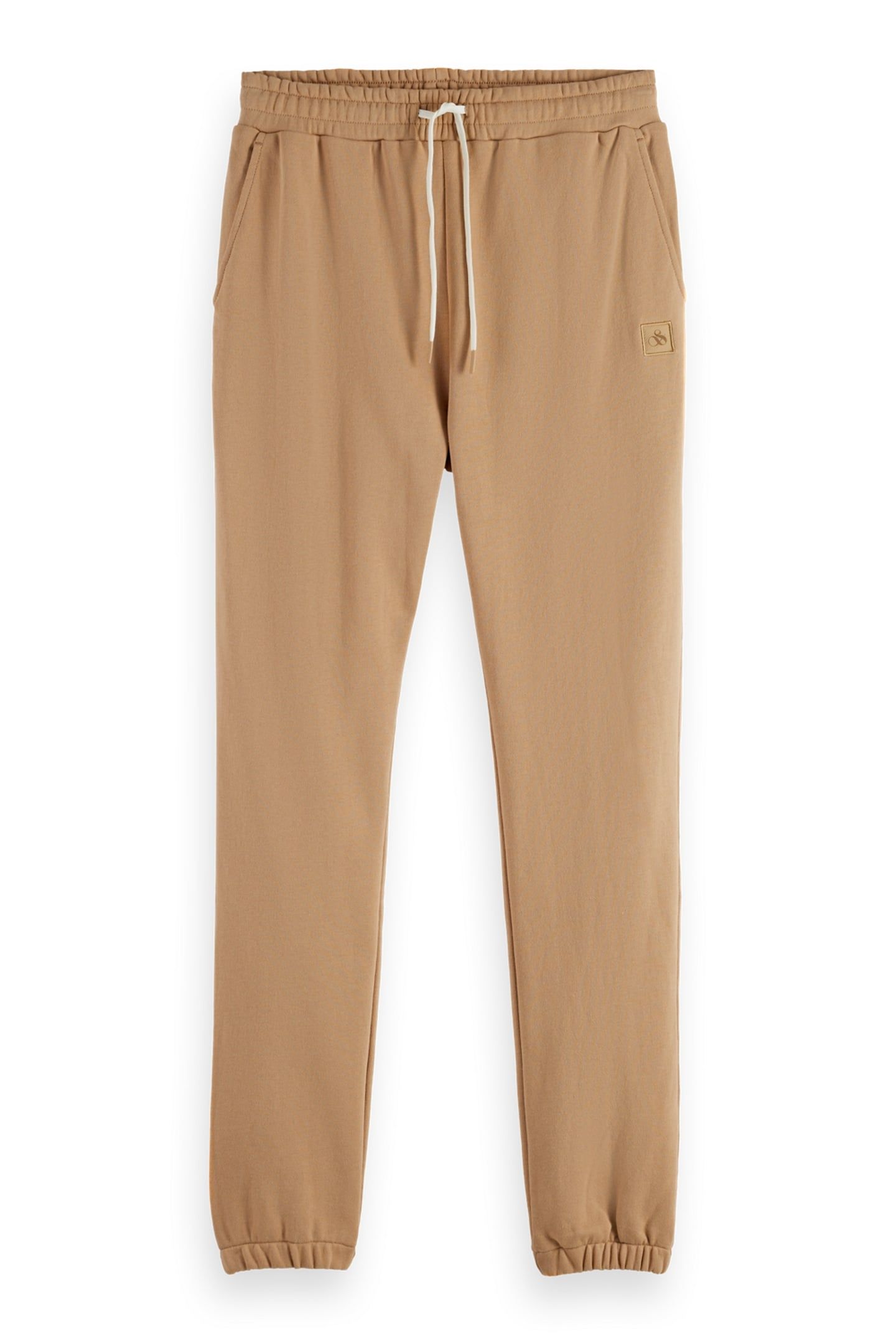 LOGO BADGE SWEATPANTS TANNIN 1