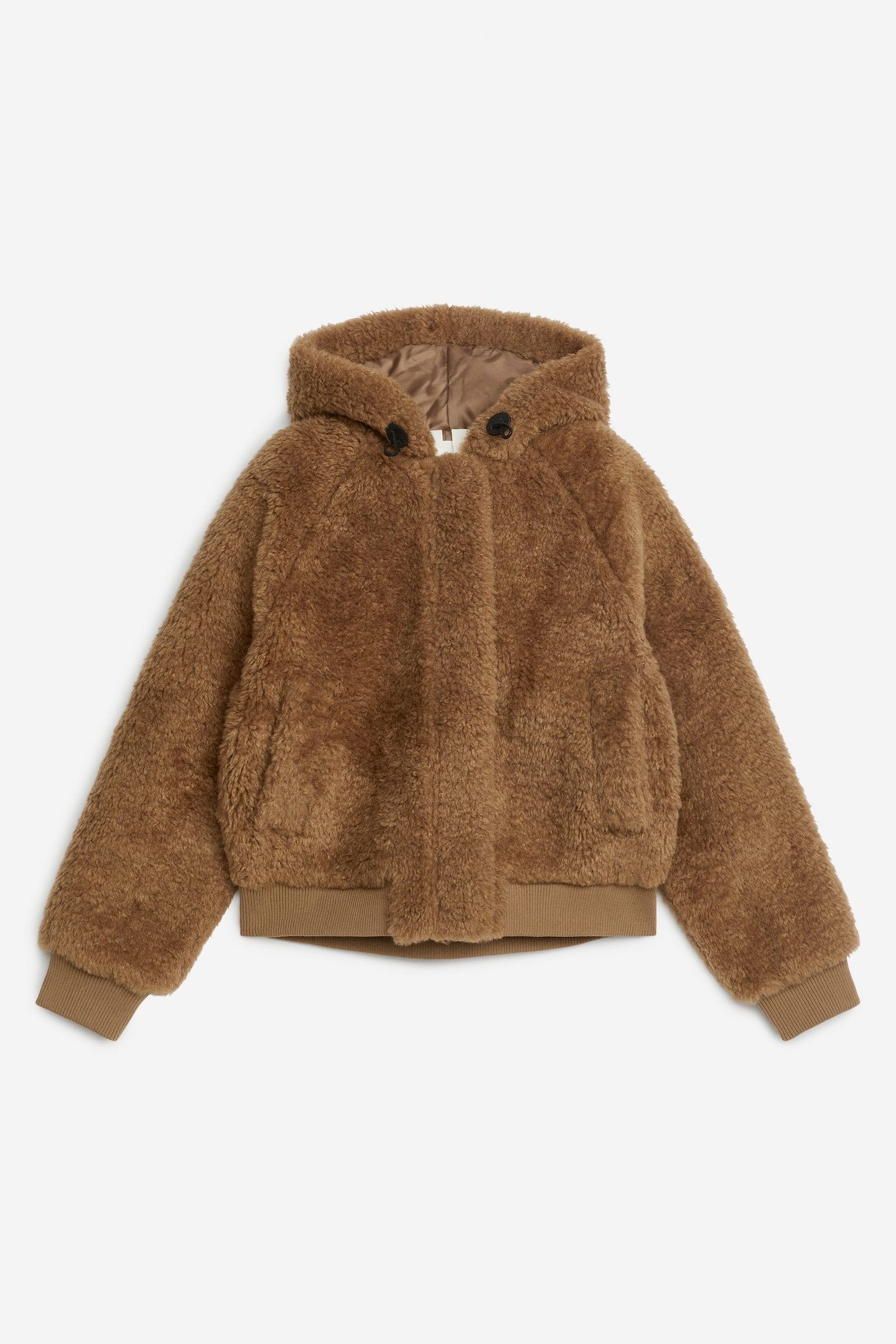 FLINGA FLUFFY PILE JACKET BEIGE 3