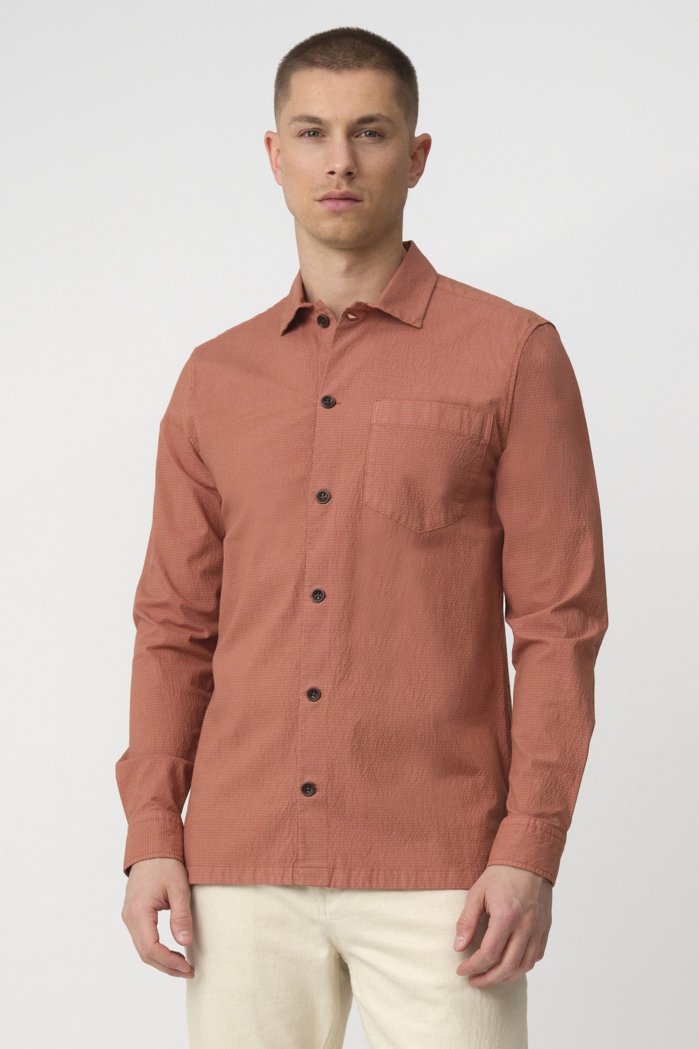 CASUAL SHIRT LM BROWN 1