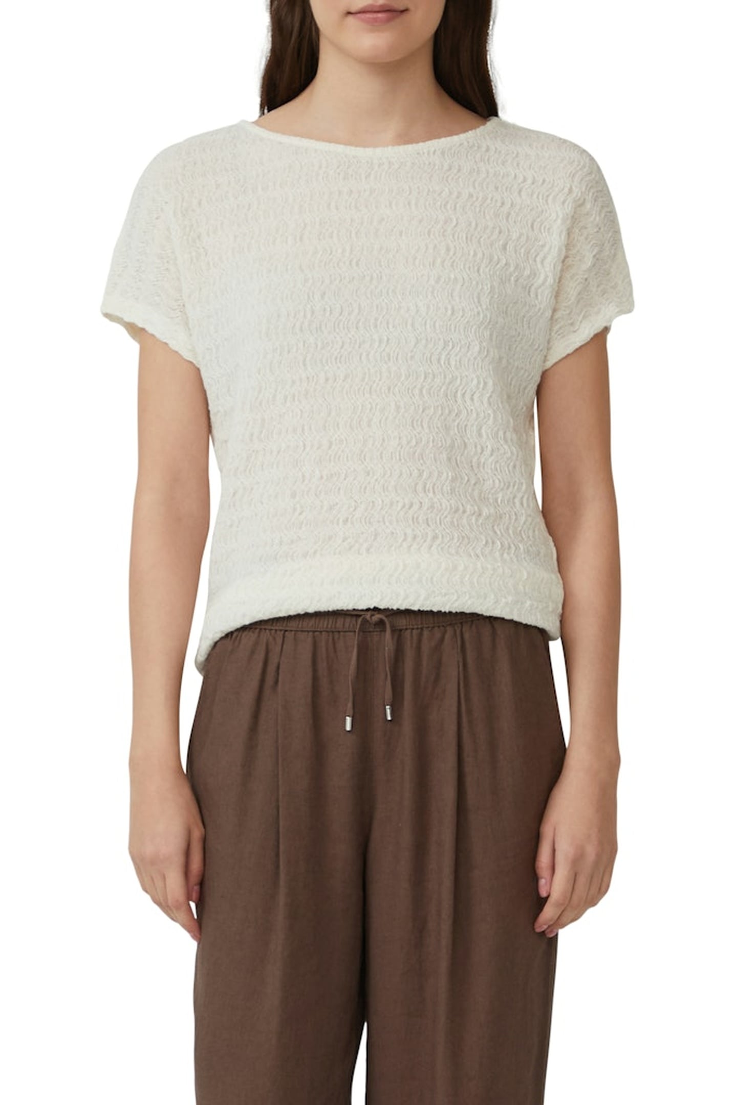 S.OLIVER T-SHIRTS OFFWHITE 1