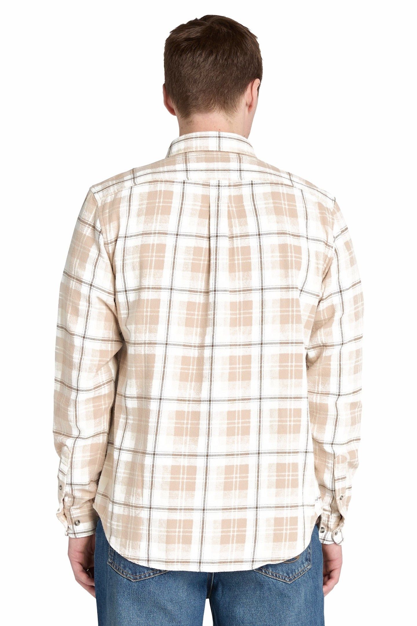 MIDWEIGHT FLANNEL CHECK SHIRT ANGORA YD 2