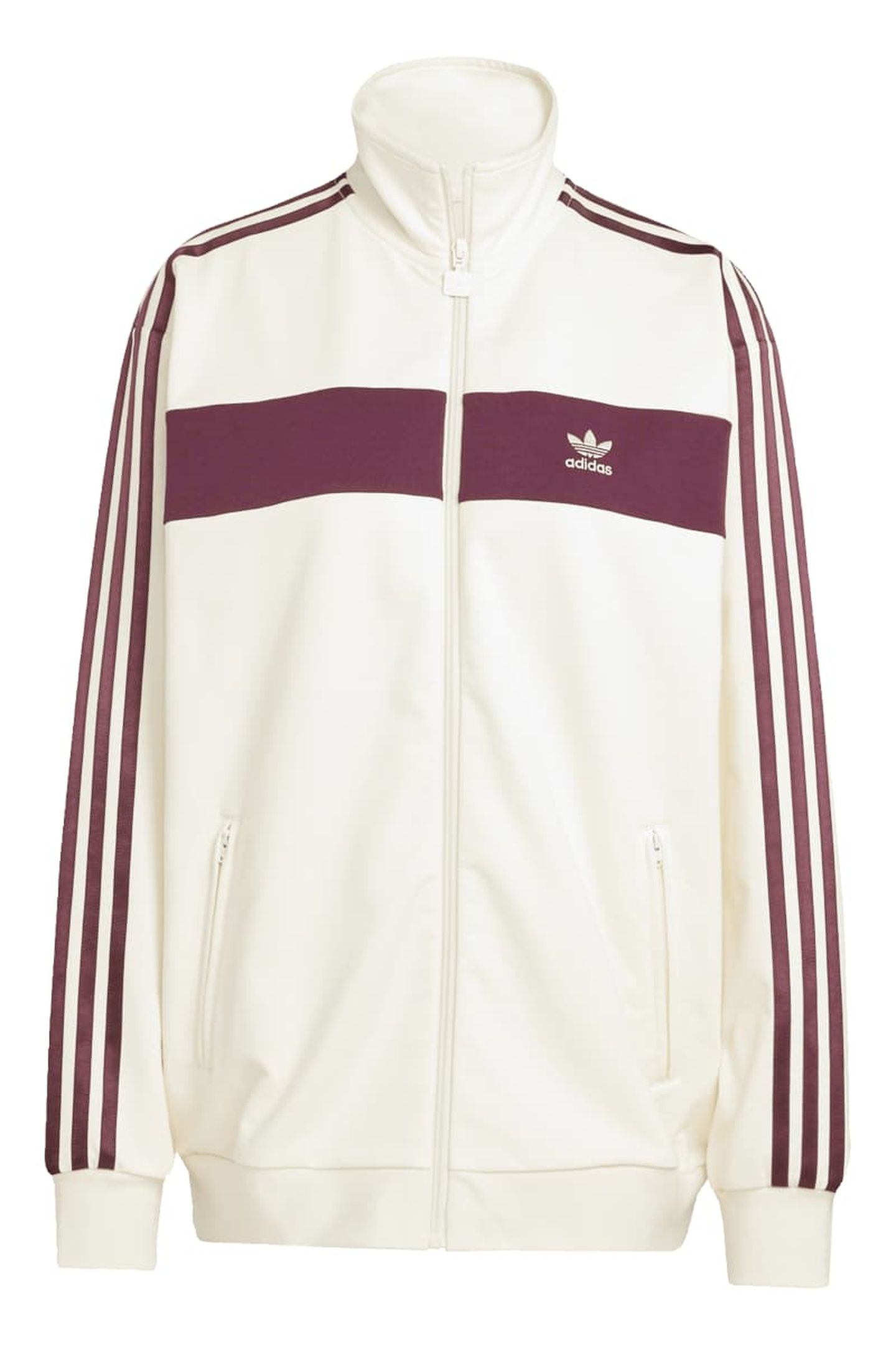 ORIGINALS BLOCKED TRACK TOP CREAM WHITE 4