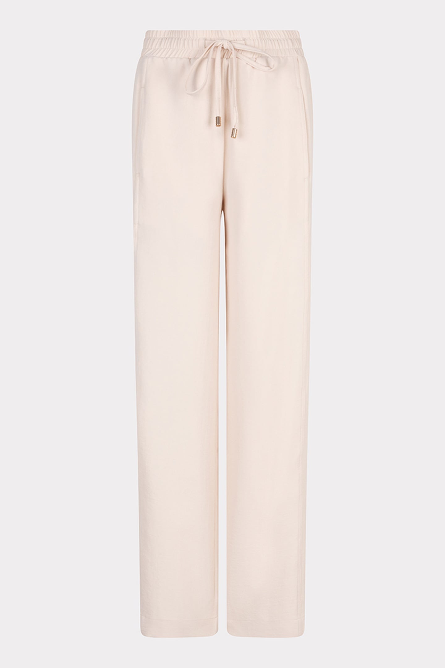 TROUSERS WIDE ELASTIC CRINKLE SAND 4
