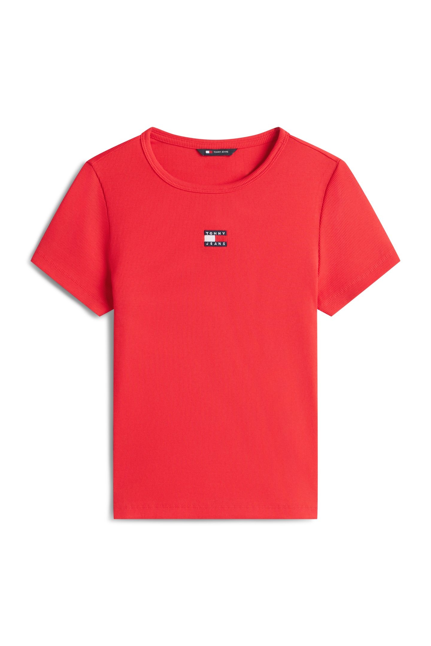TJW SLIM BADGE RIB T-SHIRT RED ALERT 4