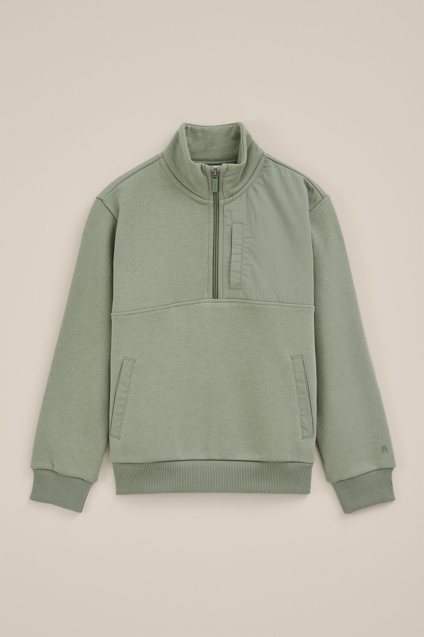 HALFWAY ZIPPER LIGHT GREEN 3