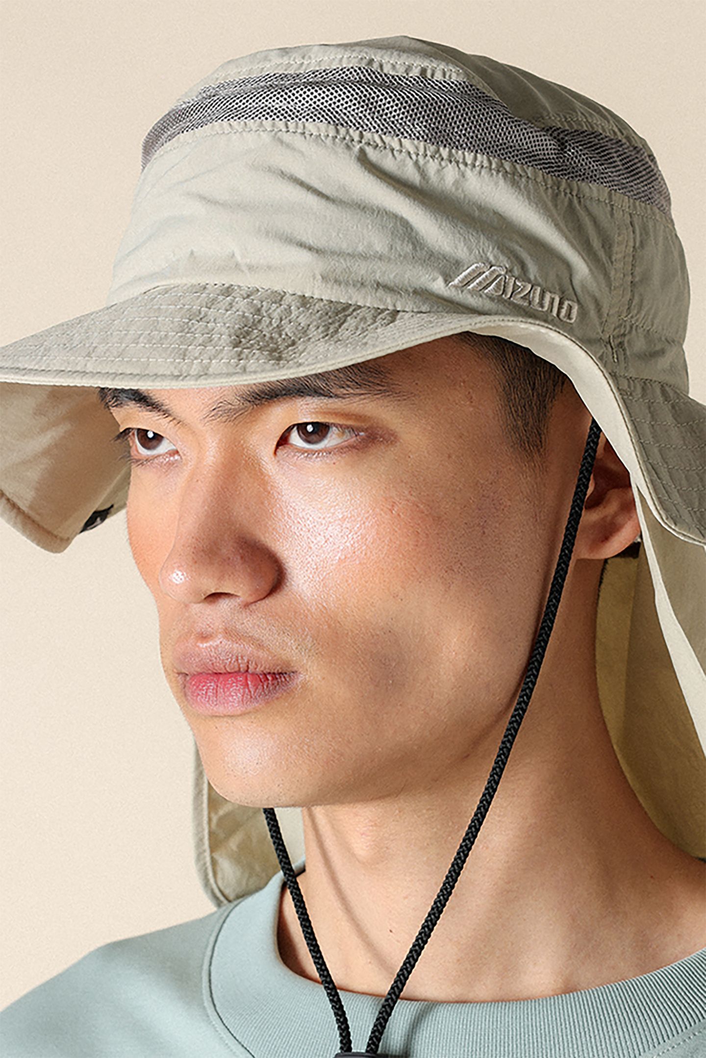 UNISEX SL SUNSHADE HAT SPRAY BEIGE 1