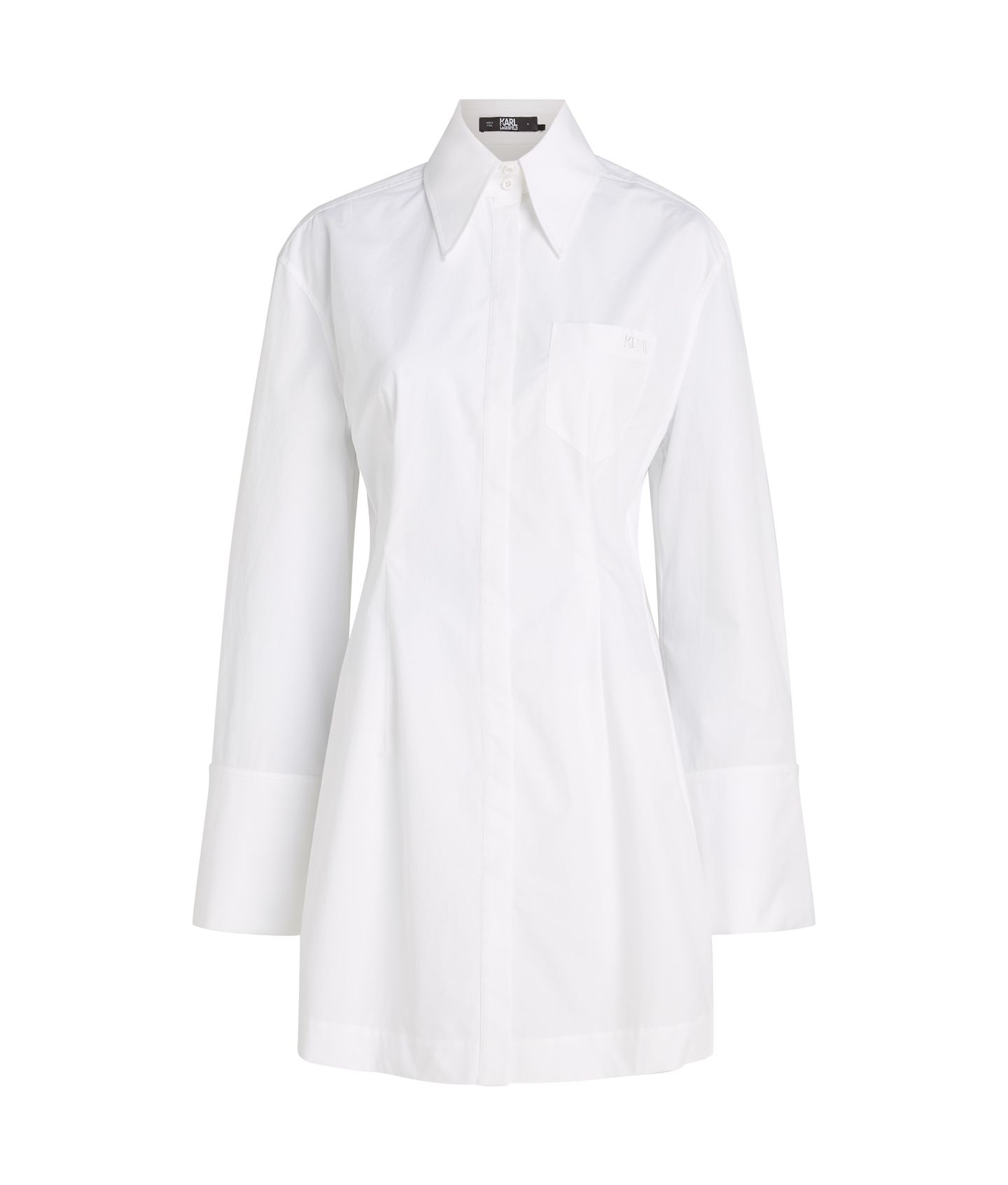 KLXAV POPLIN SHIRTDRESS WHITE 3
