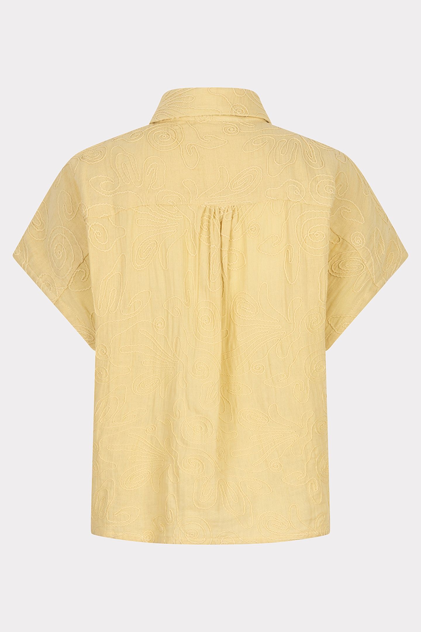 BLOUSE CROPPED 3D EMBROIDERY LEMON PIE 5