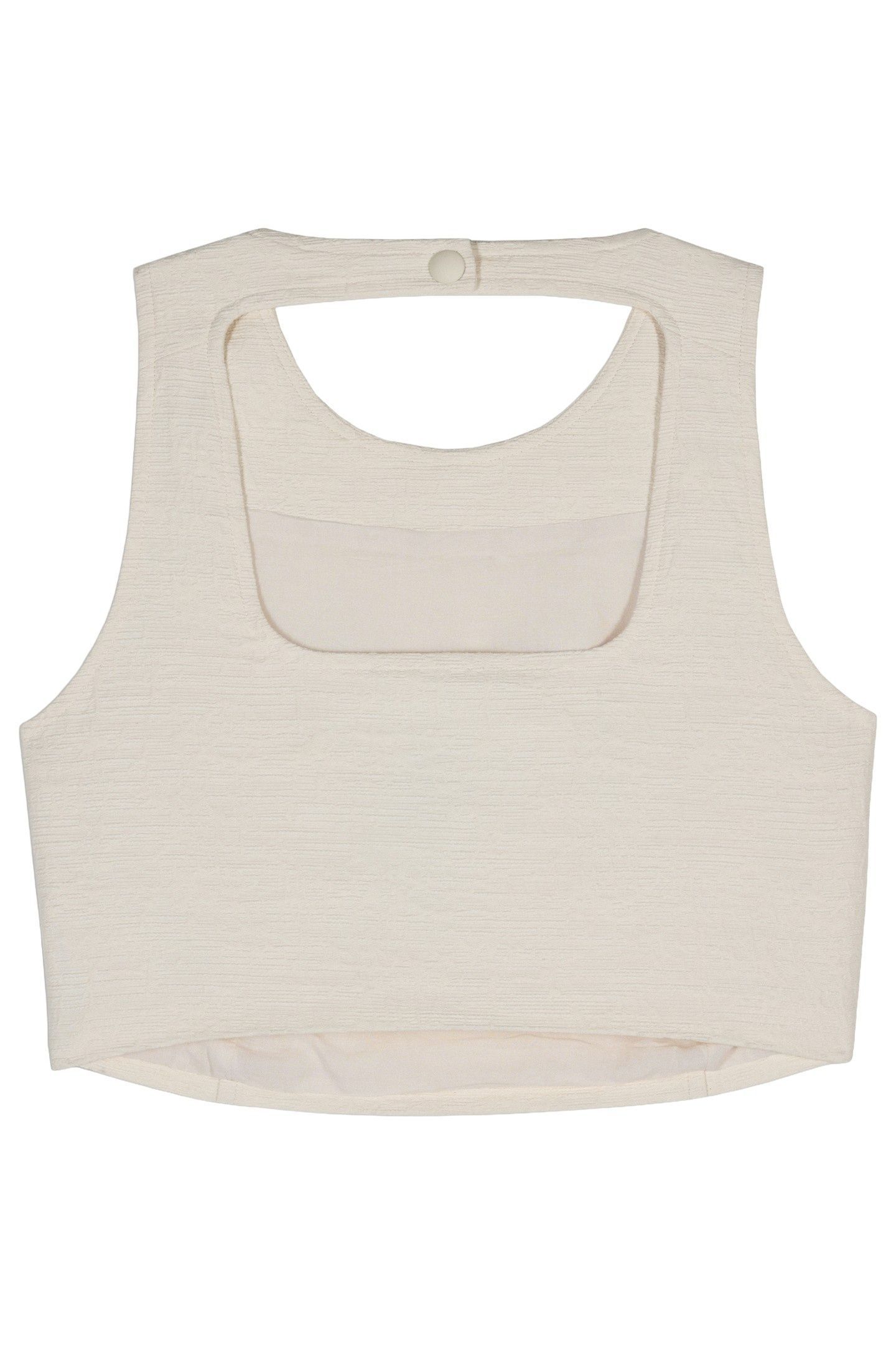 TOP HOODY ECRU 2