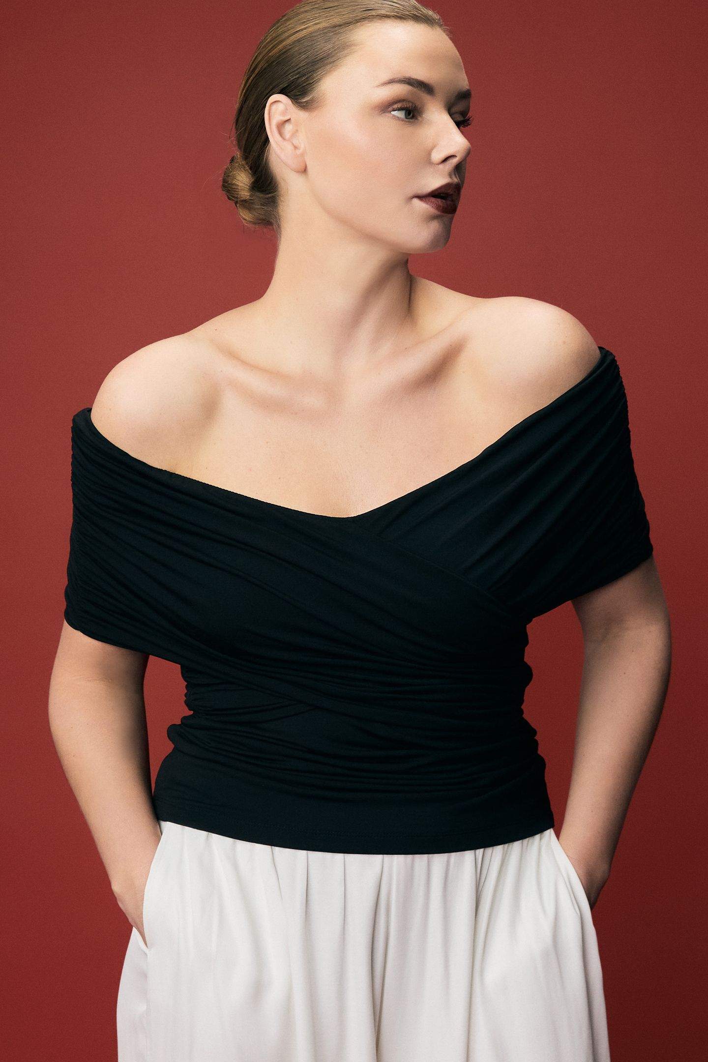 DOSINIA TOP BLACK 2