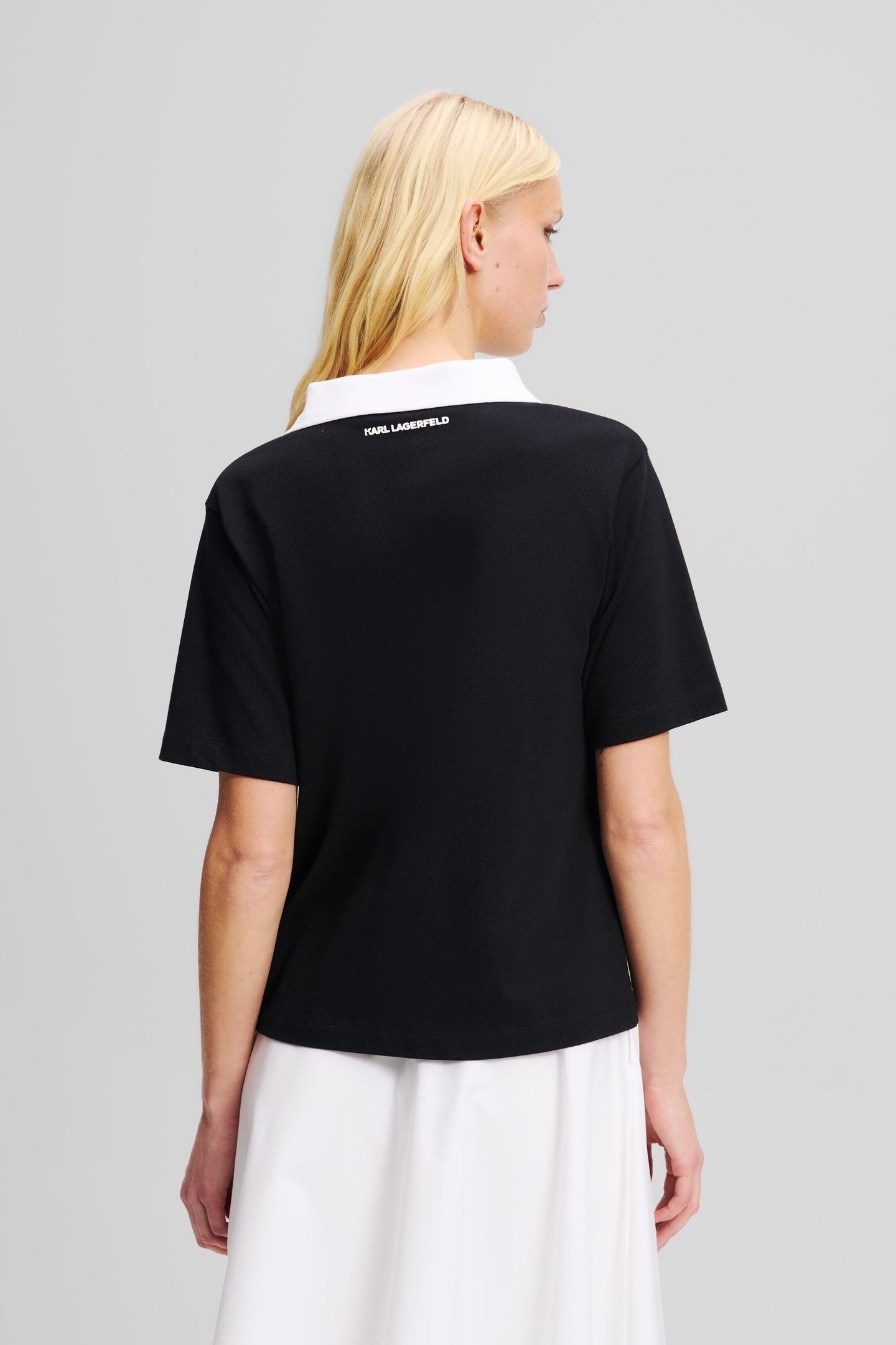 IKON PATCH POLO T-SHIRT BLACK 2