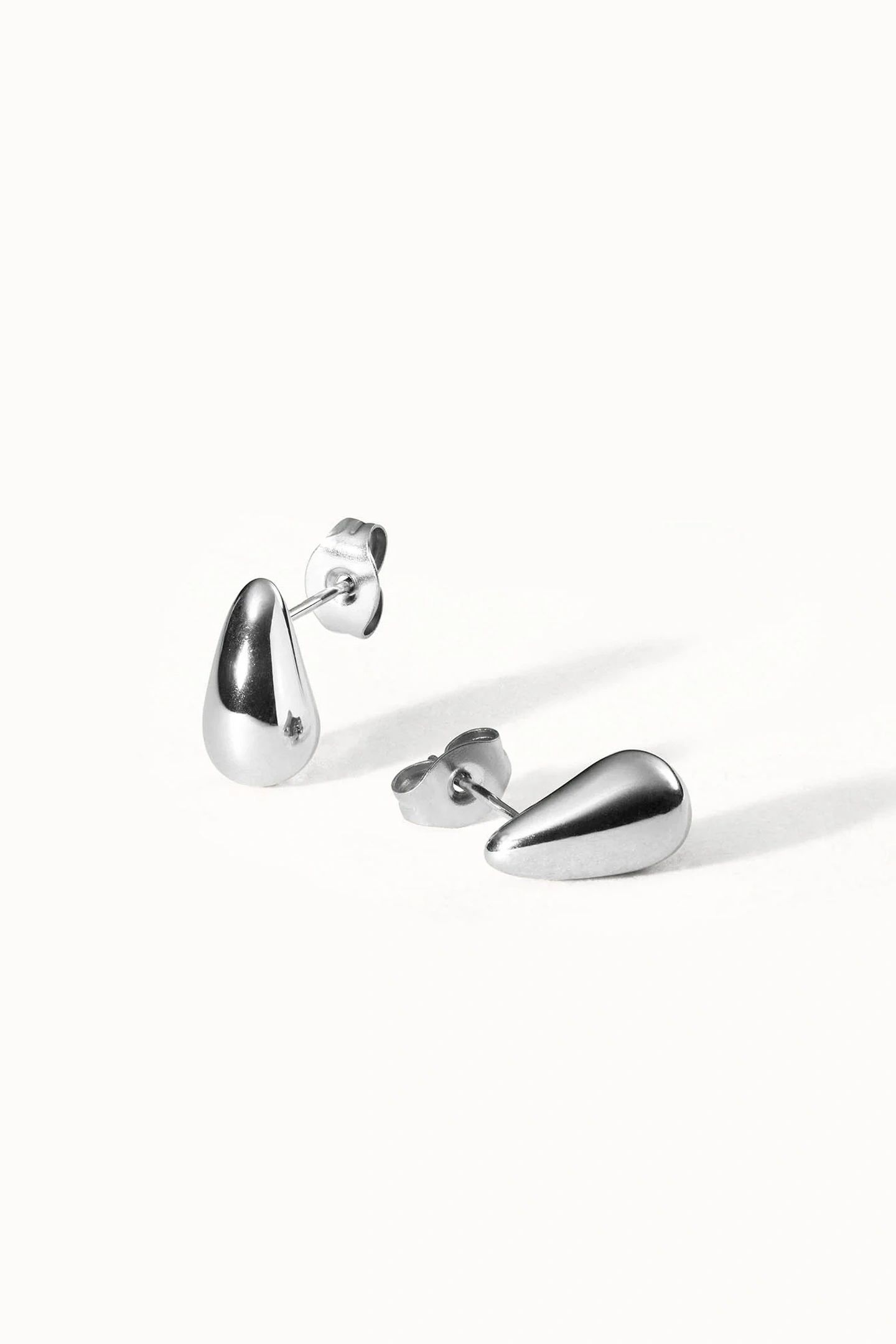 DROPLET OHRRINGE SILVER 2
