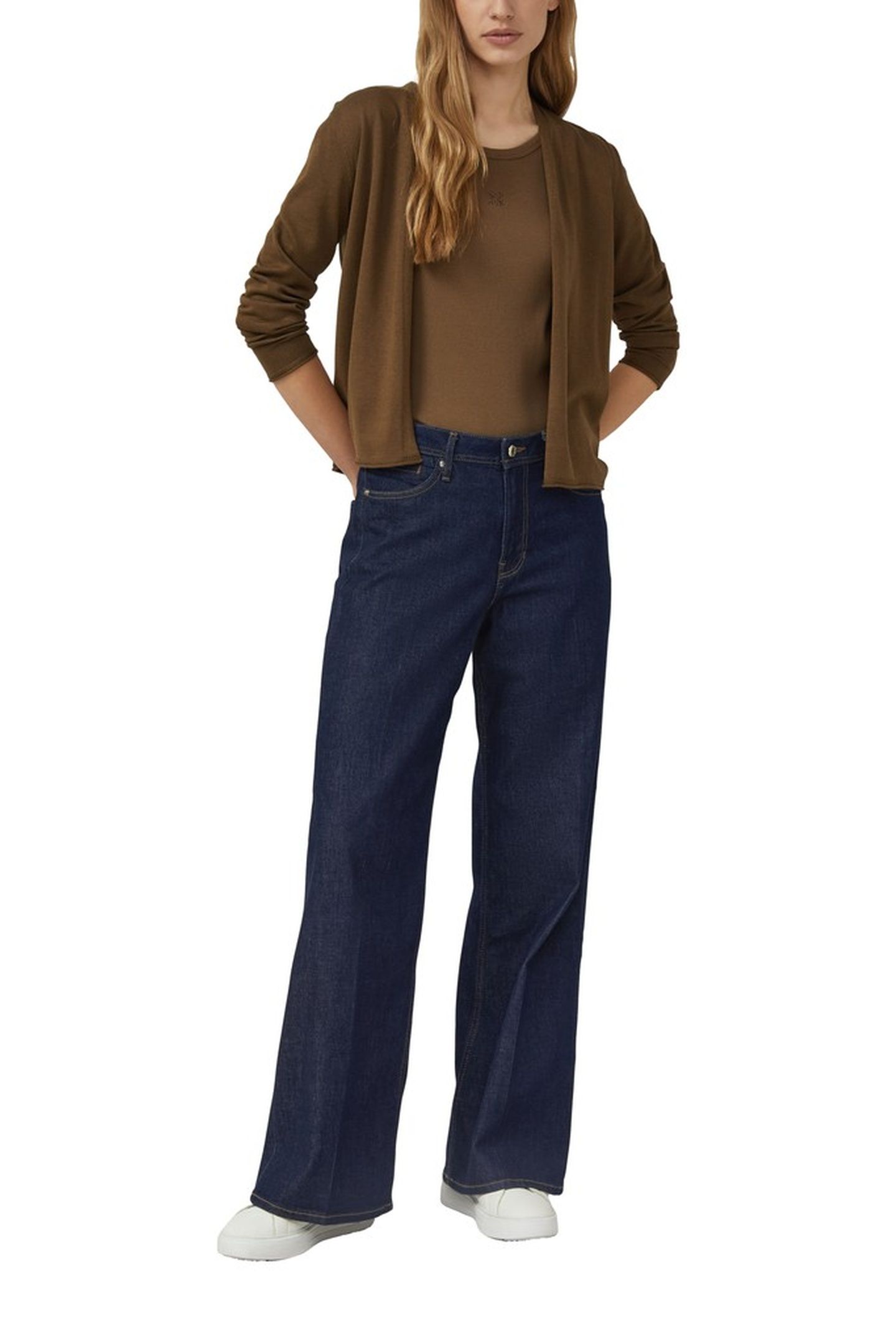 S.OLIVER CARDIGAN DARK BROWN 2